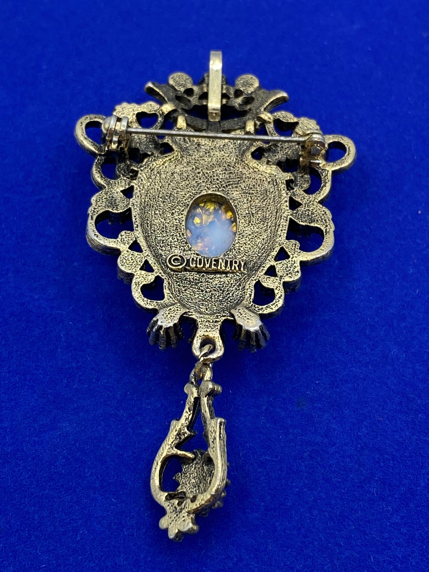 Sarah Coventry Contessa Faux Opal Brooch