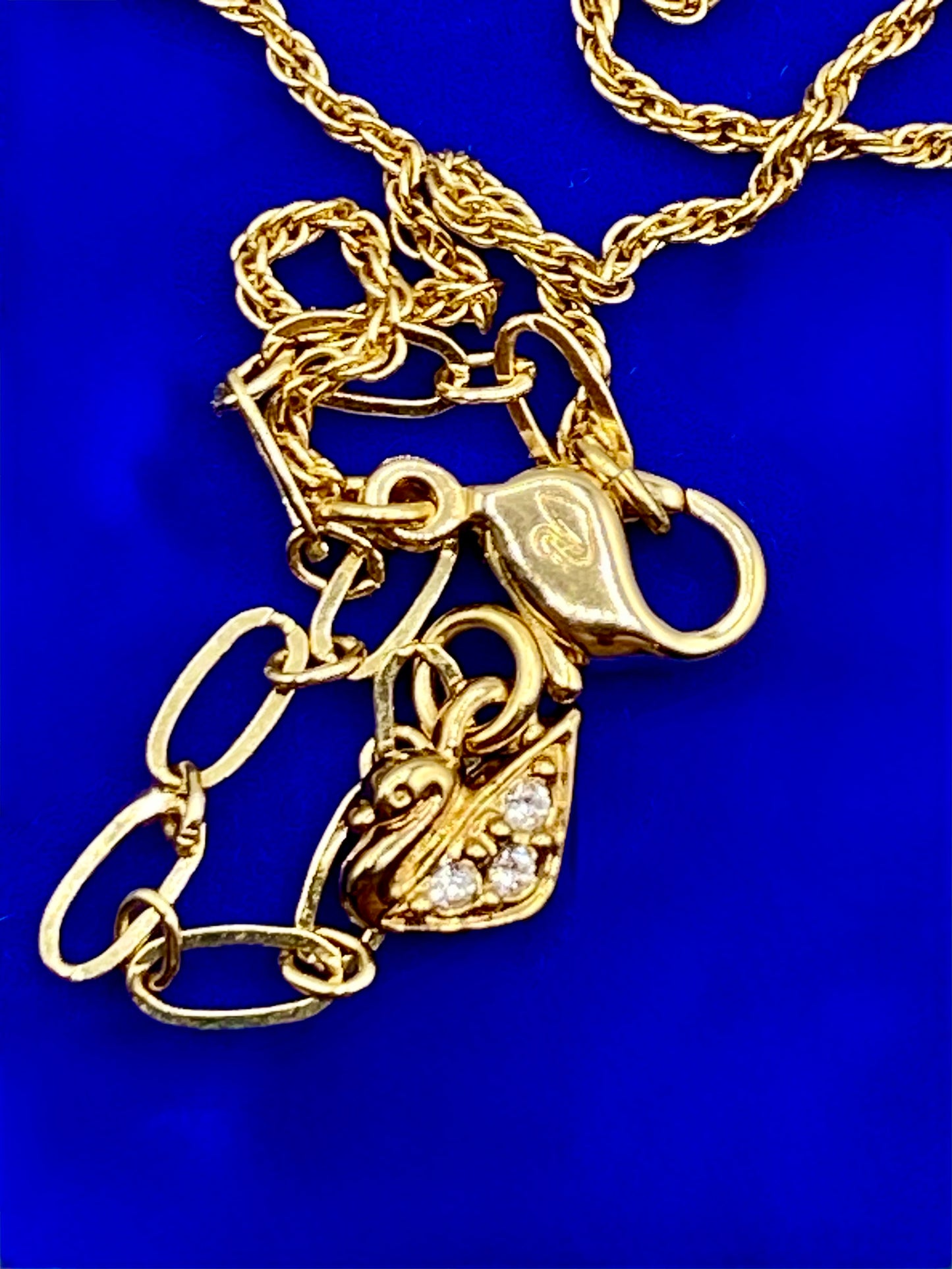 Swarovski Gold Tone Ball Necklace