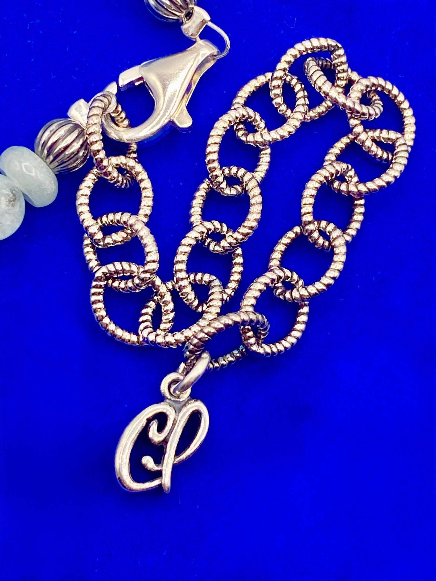 Sterling Silver Aquamarine Carolyn Pollack Necklace