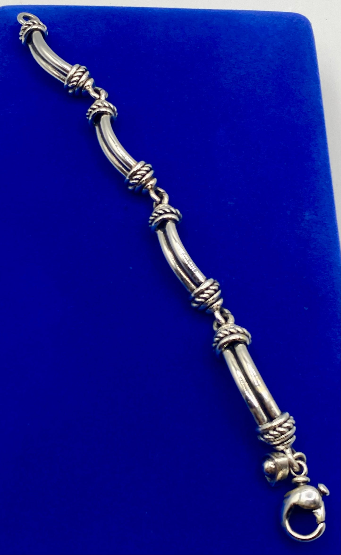 David Wysor Heavy Sterling Silver Link Bracelet