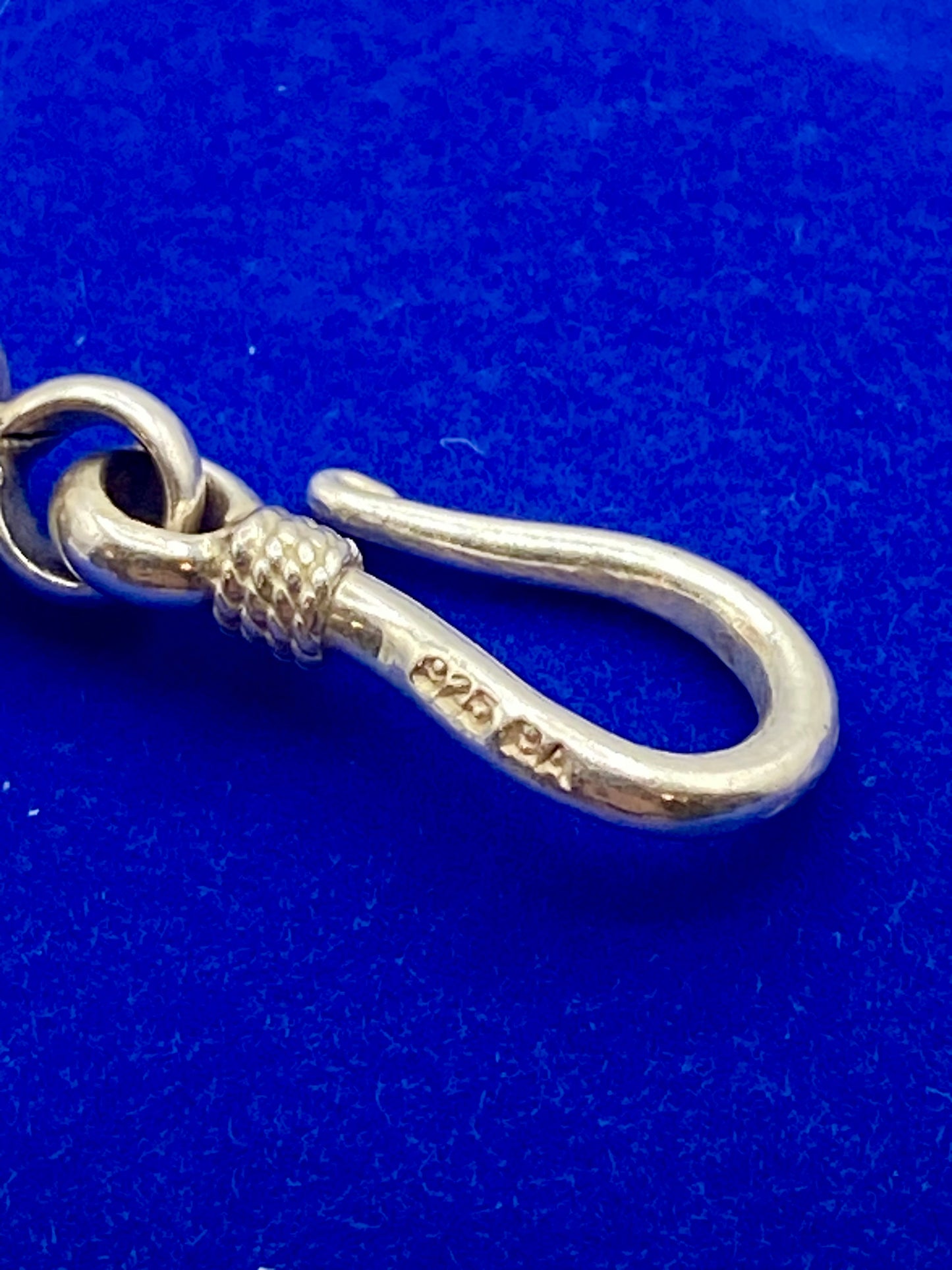 Sterling Silver BA Rope Bracelet