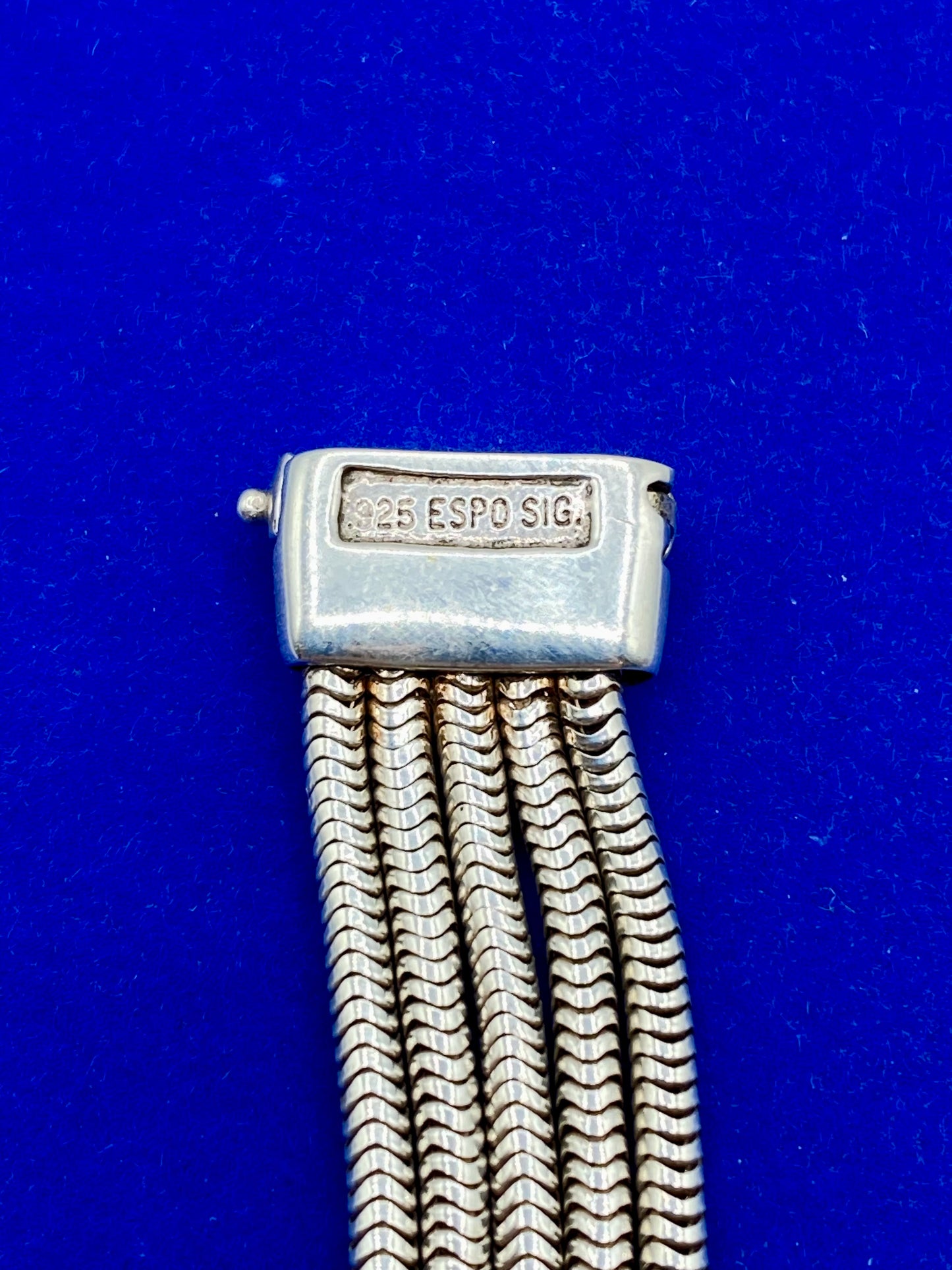 Joseph Esposito ESPO Sterling Silver 925 Five-Strand Bracelet