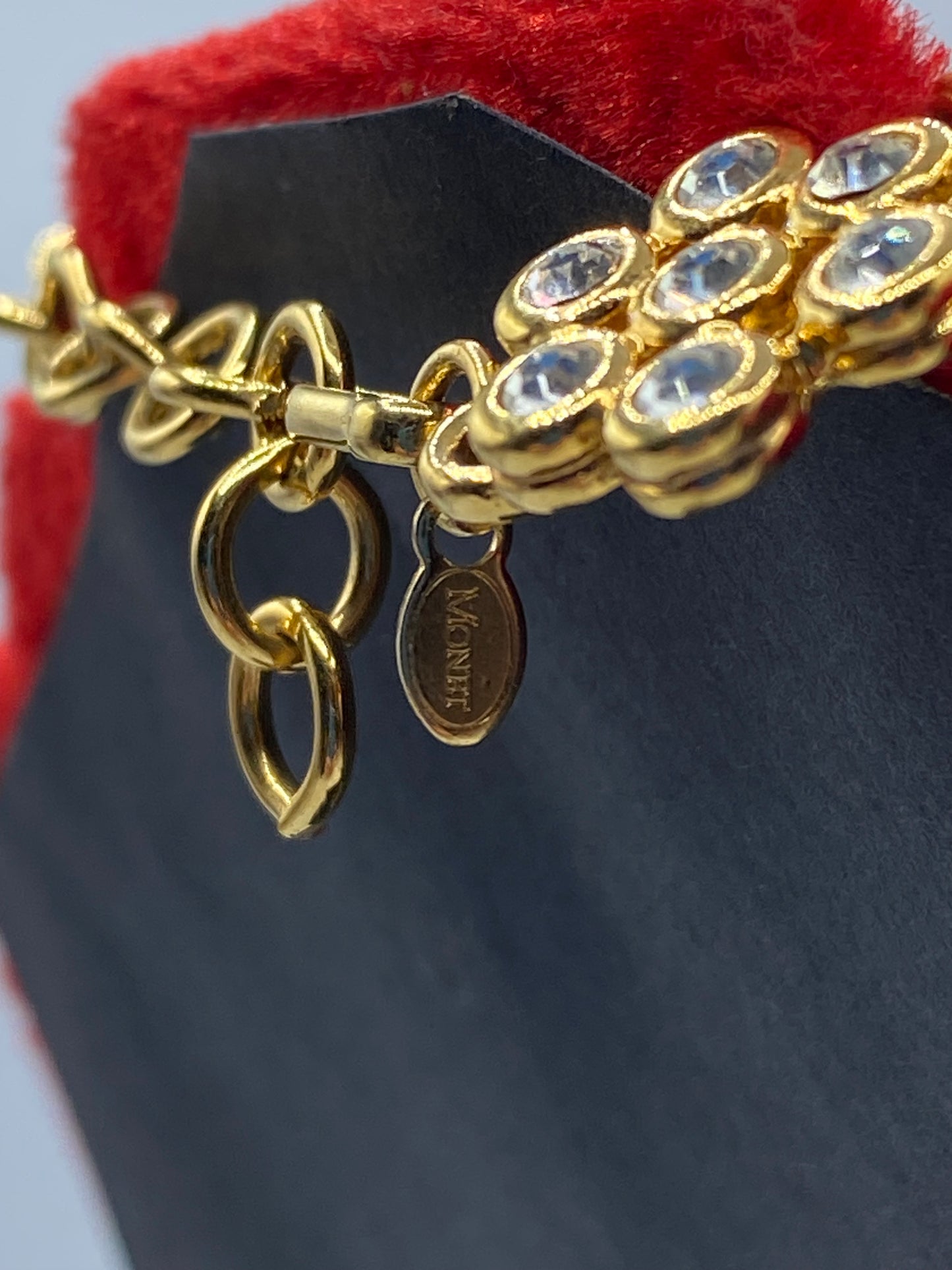 Monet Rhinestone Choker Necklace