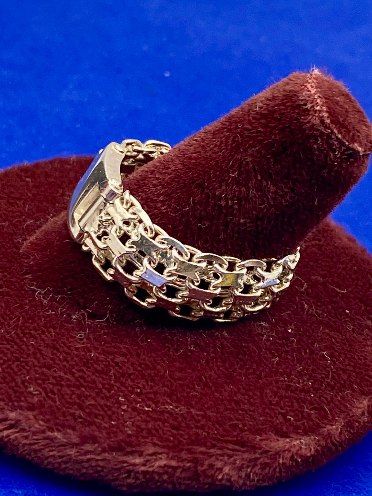 Sterling Silver Milor Italy Mesh Ring