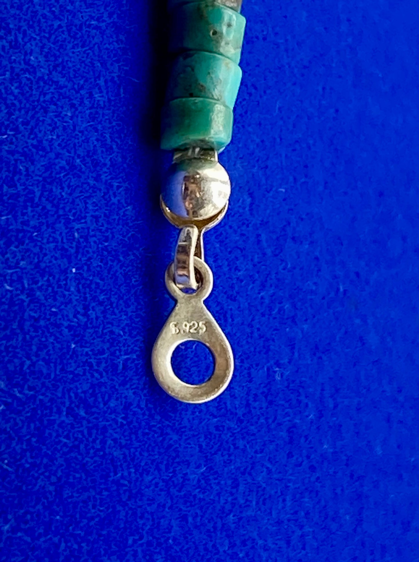 Sterling Silver Turquoise & Coral Beaded Bracelet