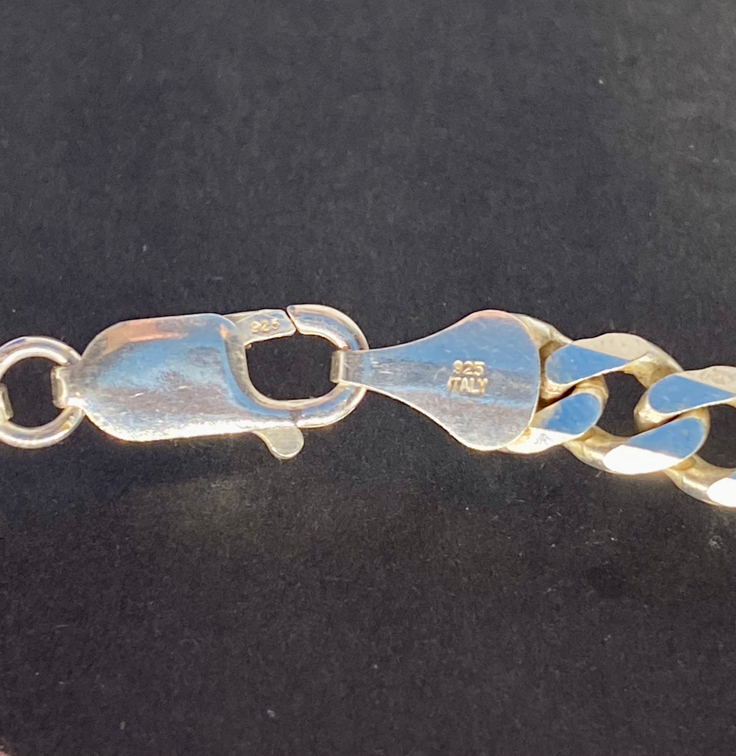 Sterling Silver Italy Figaro Chain Necklace
