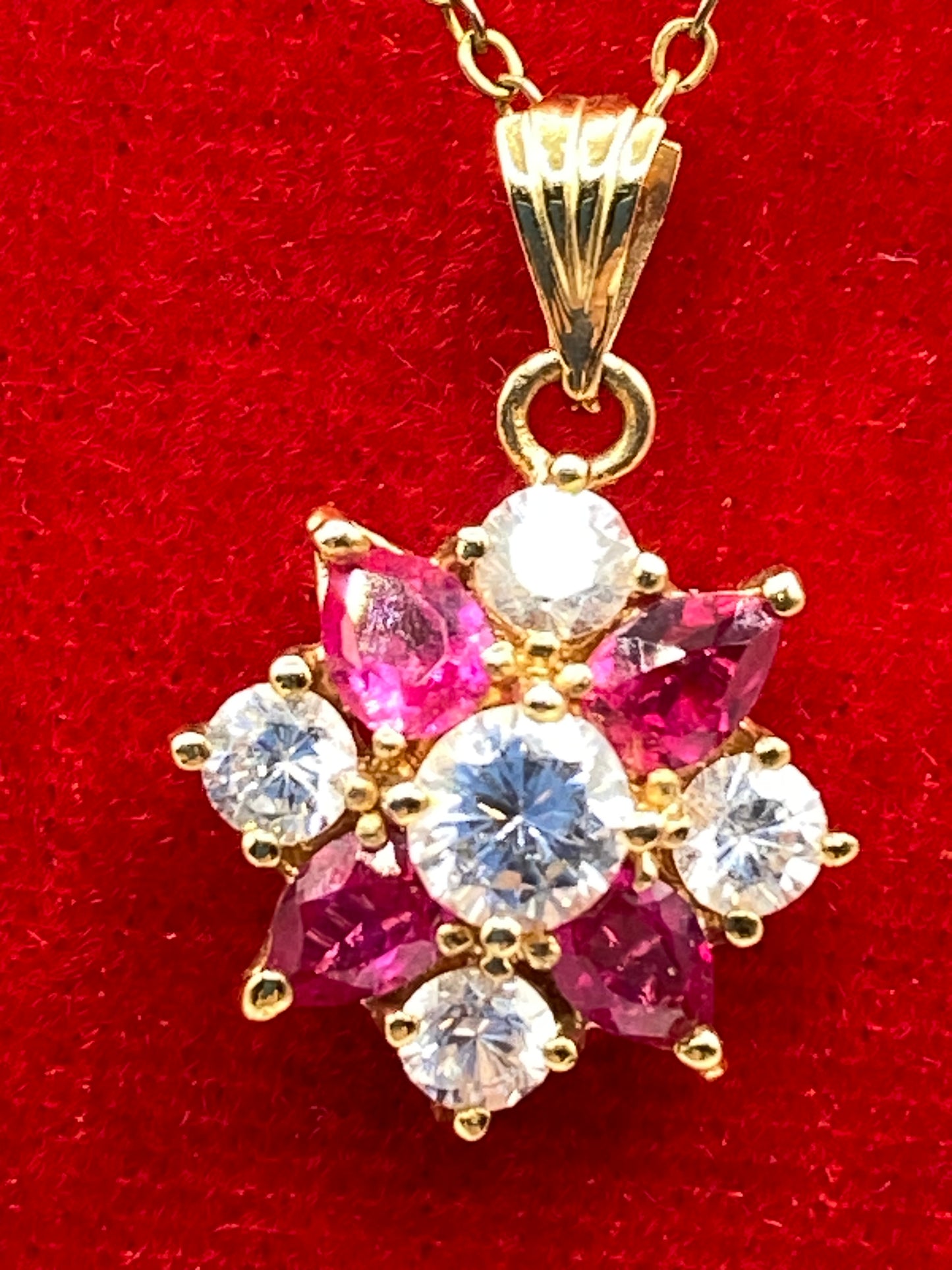 Lab Created Ruby Necklace