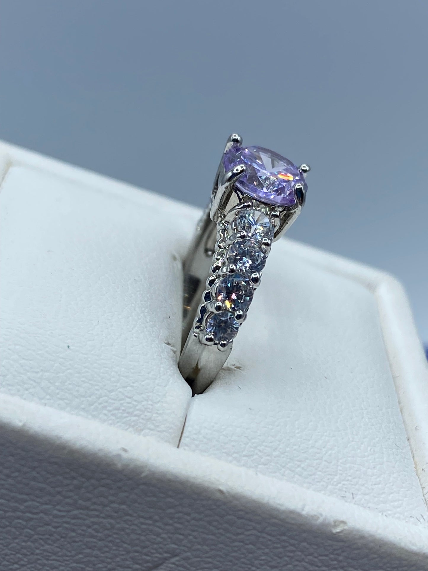 “JS” Glass Ring