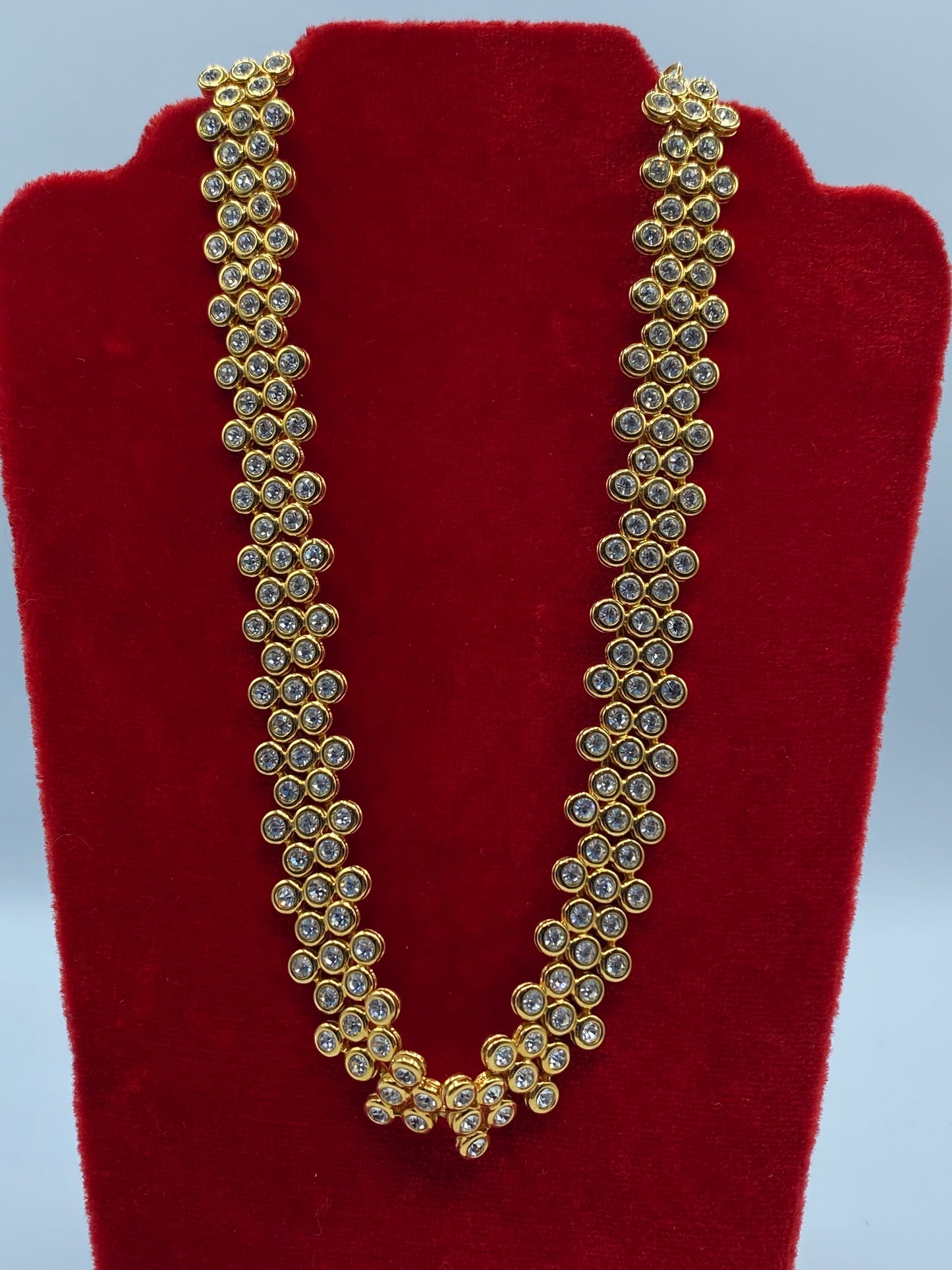 Monet Rhinestone Choker Necklace