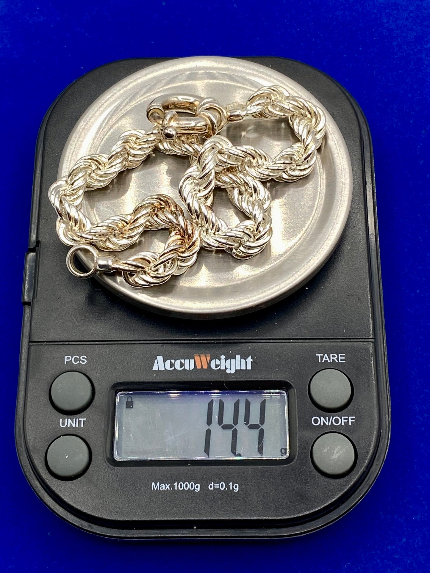 Sterling Silver Milor Italy Twisted Rope Bracelet