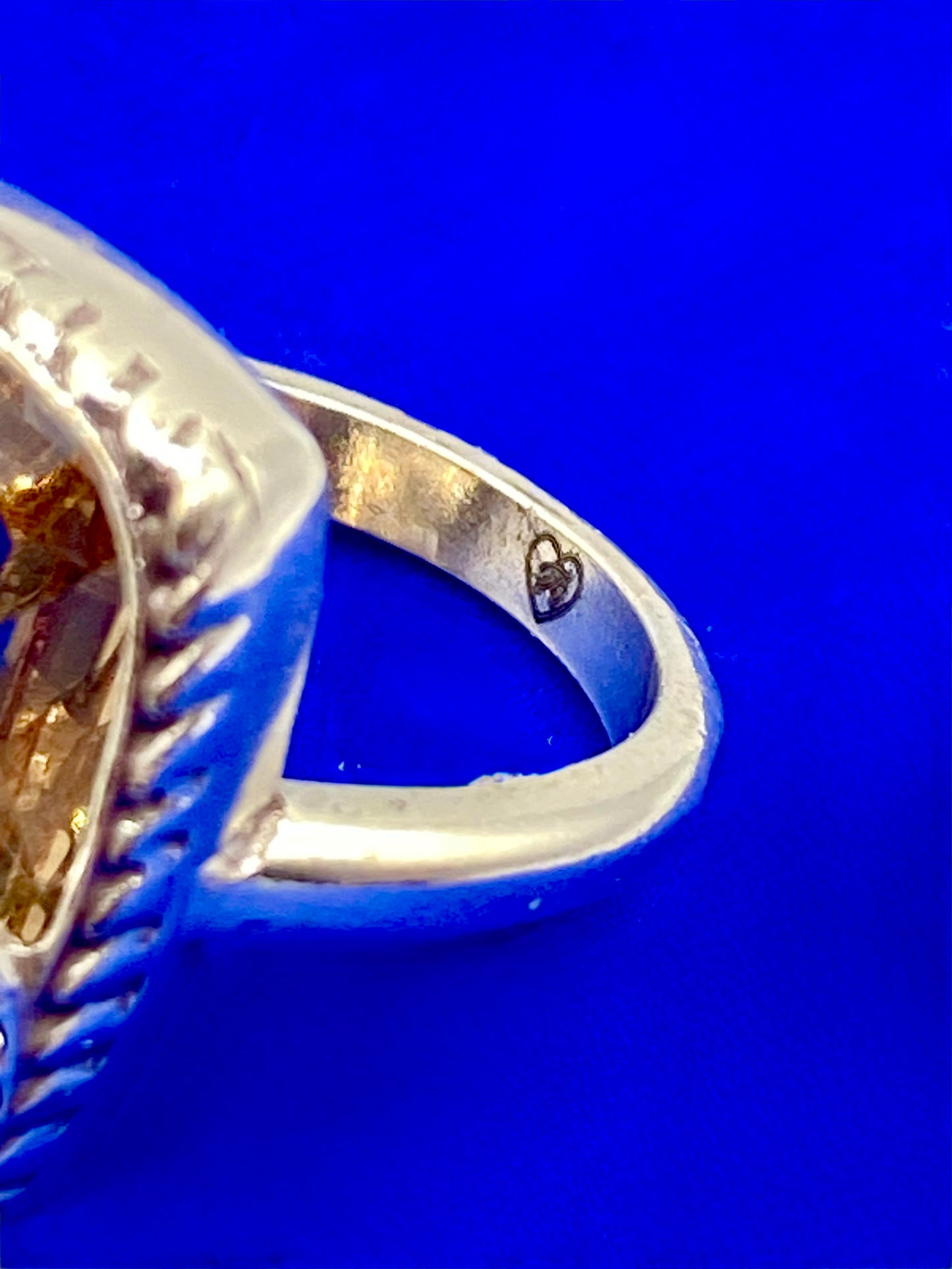 Brighton “Tender Hearts” Silver Tone & Crystal Ring