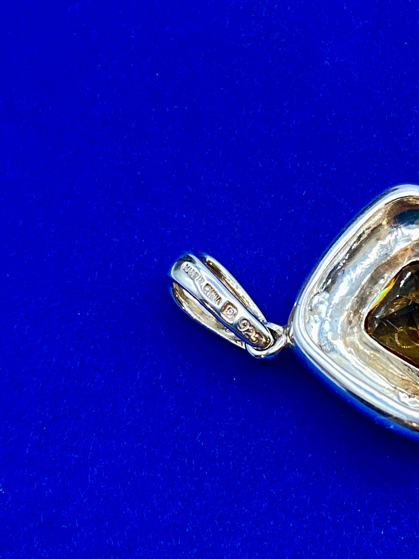 Sterling Silver Citrine Pendant