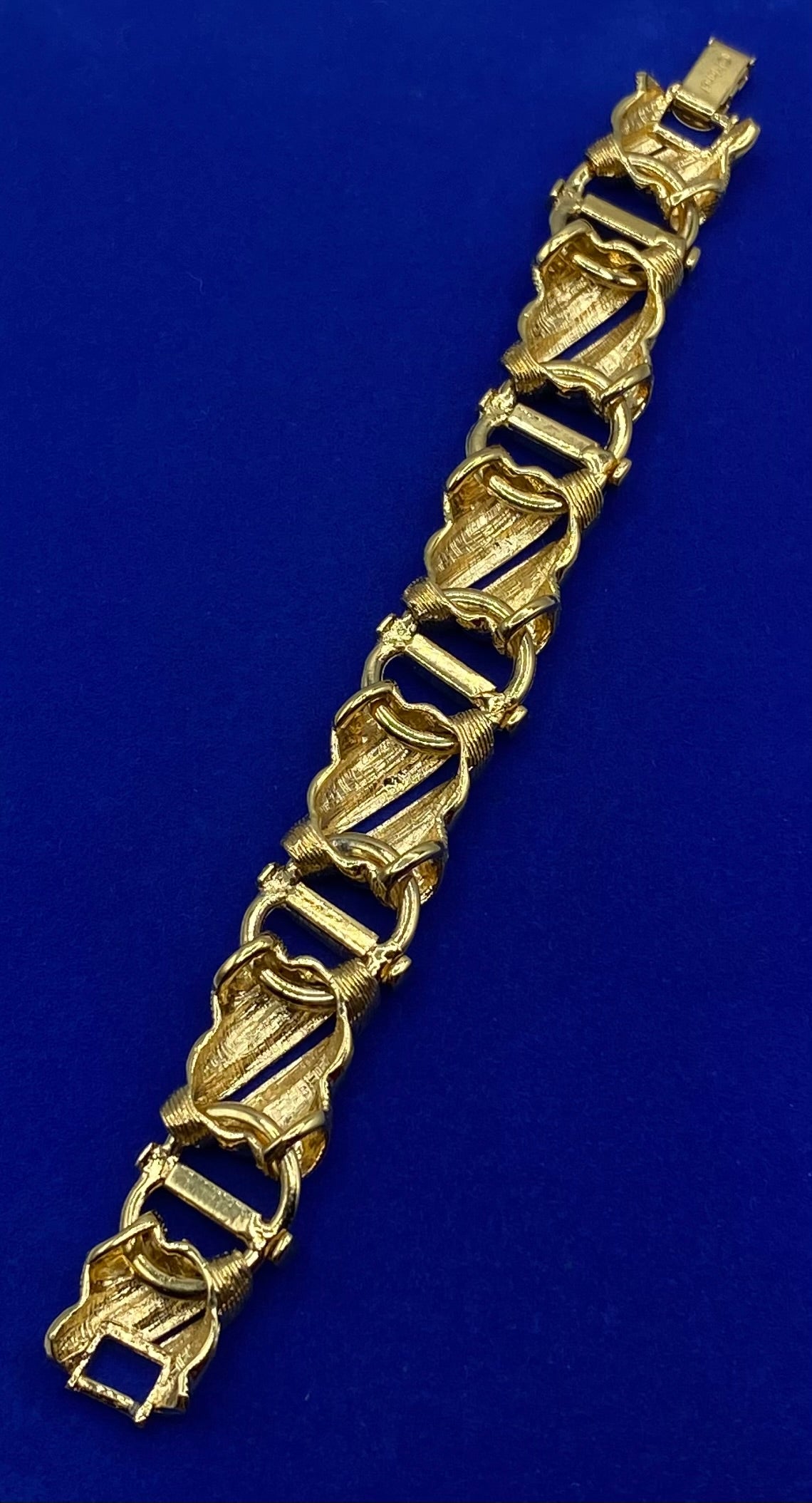 Monet Gold Tone Link Bracelet