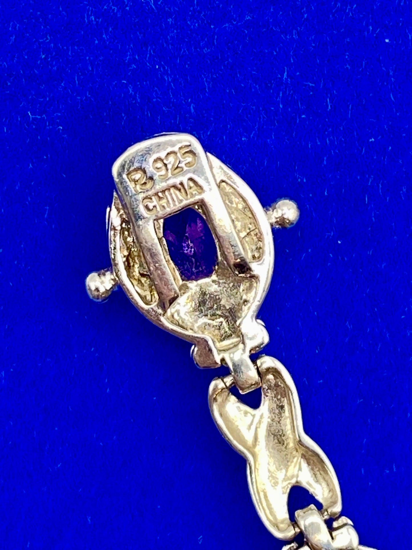 Sterling Silver Ross Simmons Amethyst Tennis Bracelet