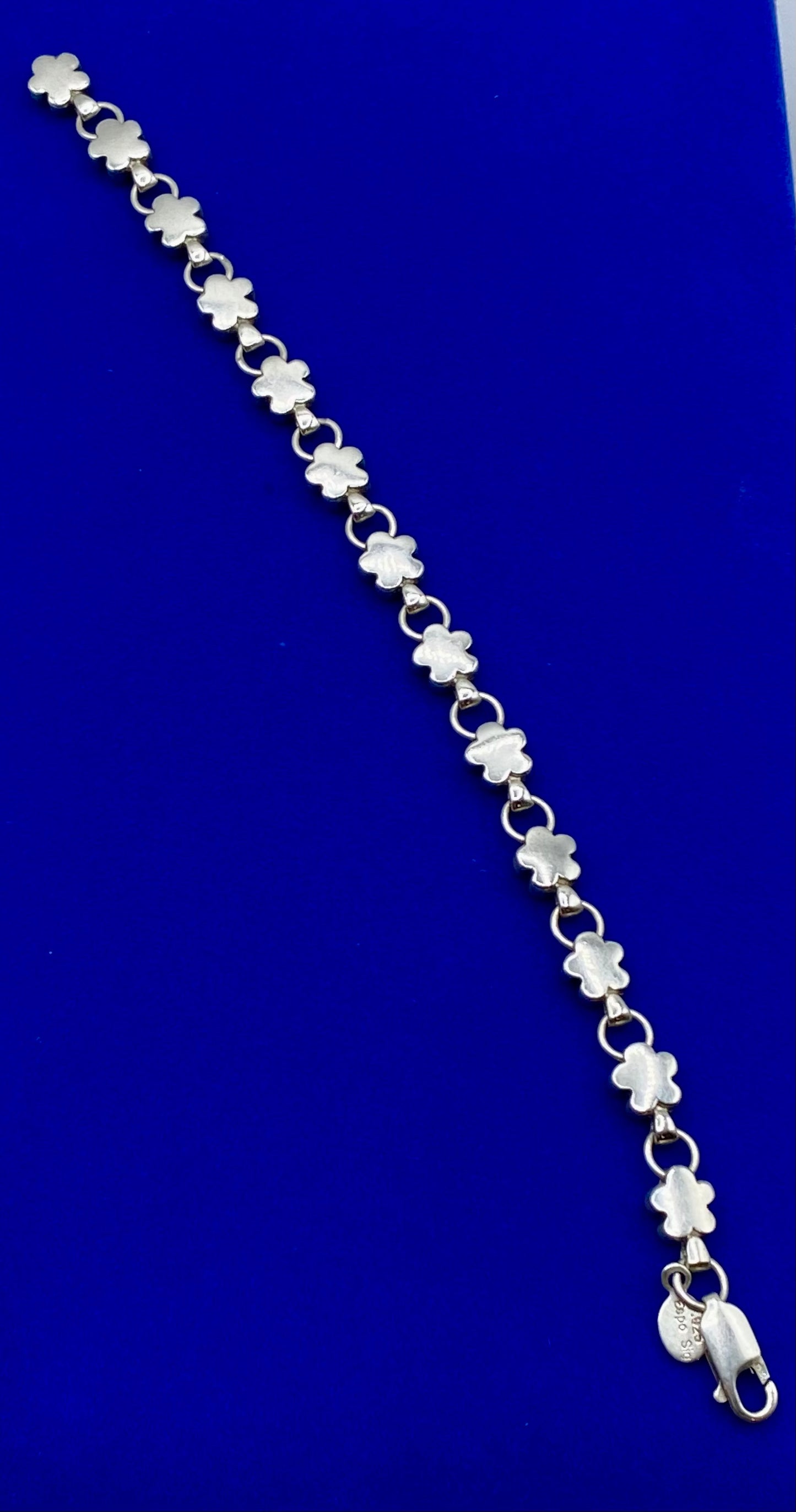 Joseph Esposito ESPO Sterling Silver Floral Bracelet