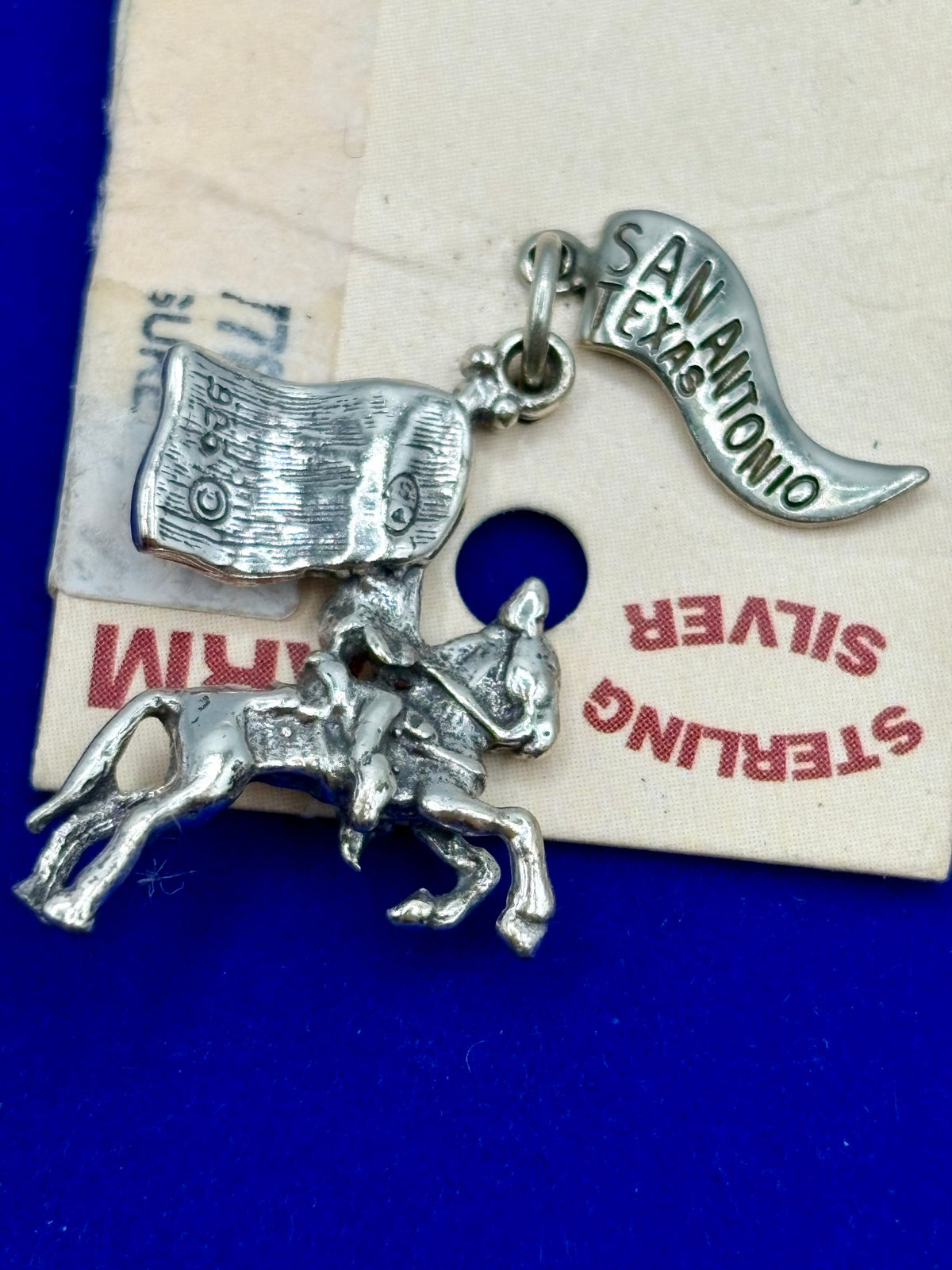 Sterling Silver Figural Texas Charm NWT