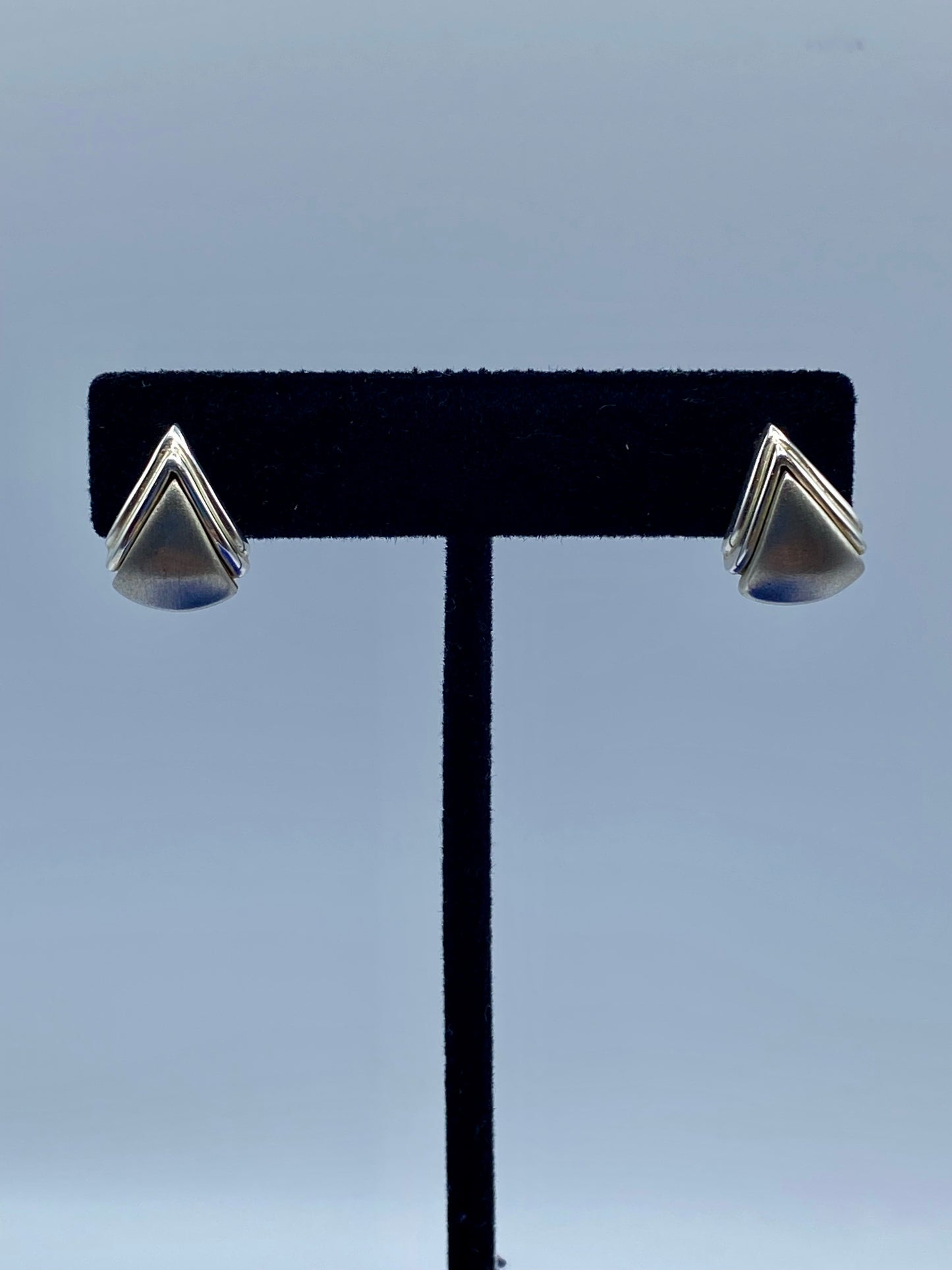 Joseph Esposito ESPO Triangle Stud Earrings