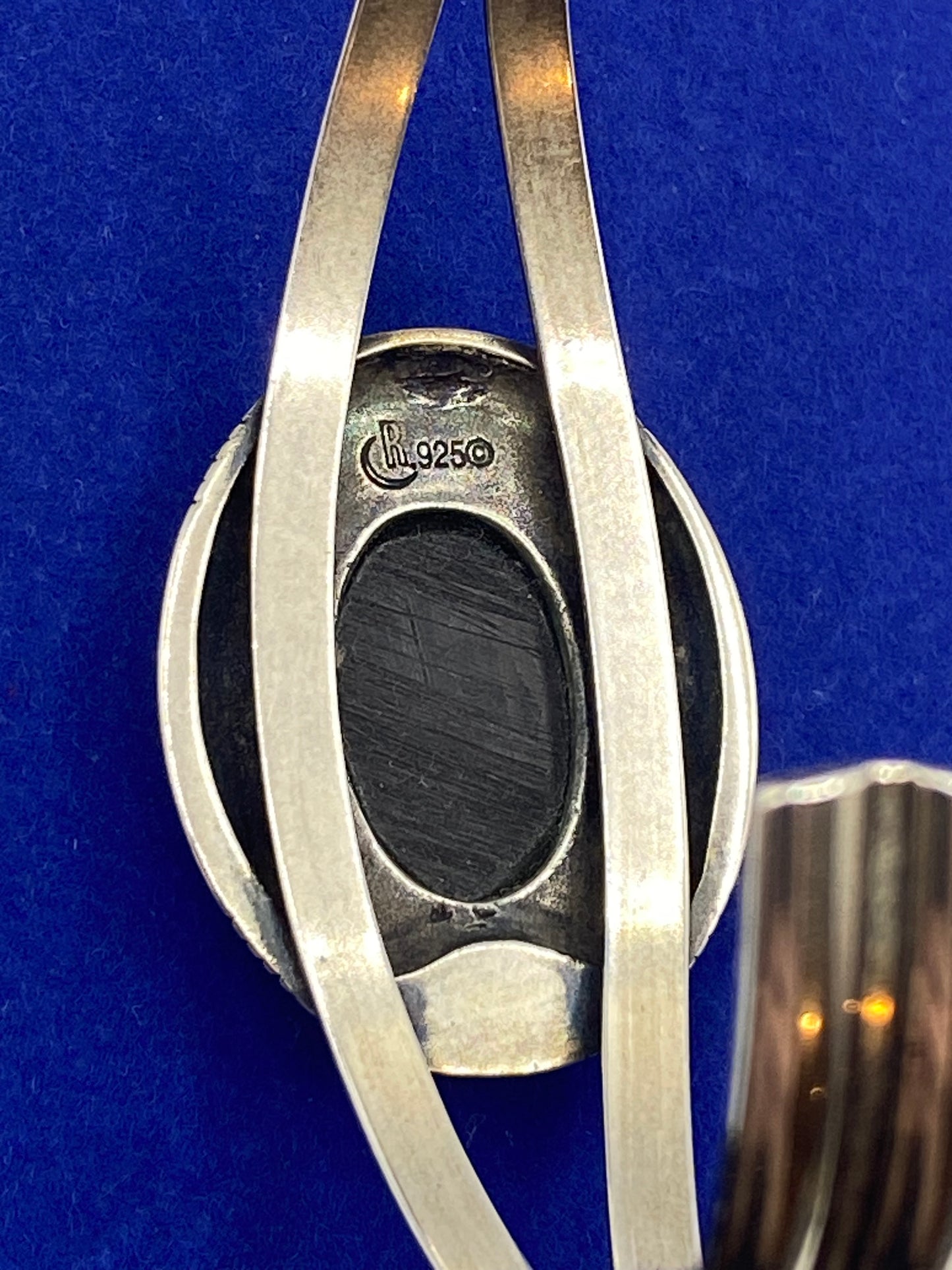 Carolyn Pollack Relios Sterling Silver Inlaid Multi Stone Cuff Bracelet