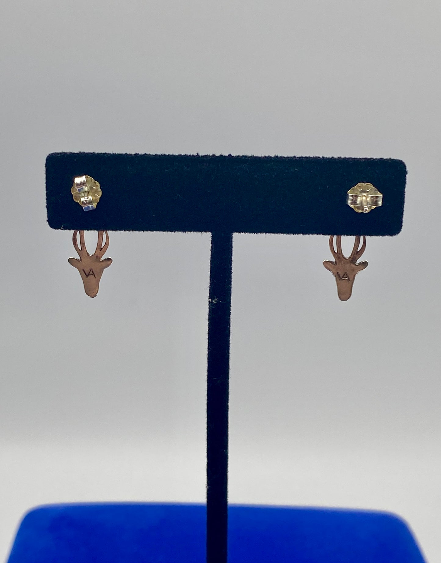 Sterling Silver VA Deer Earrings