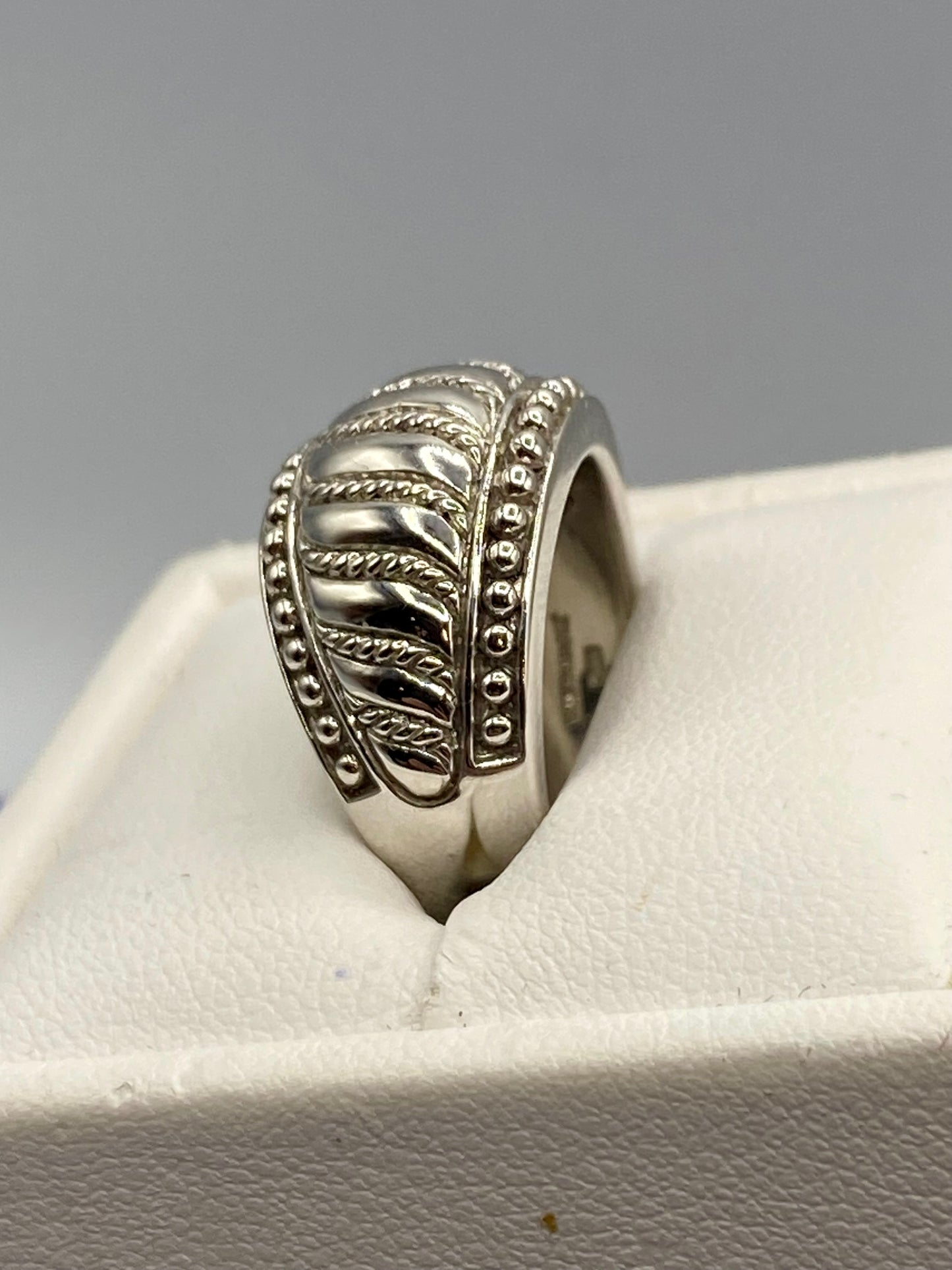 Sterling Silver Judith Ripka Ball Bead Ring