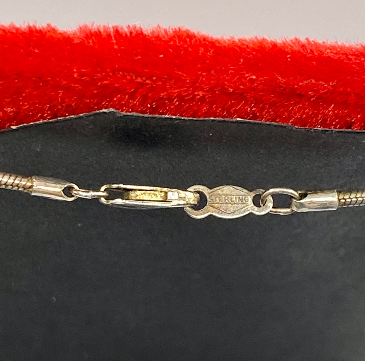 Sterling Silver Vermeil Garnet Necklace
