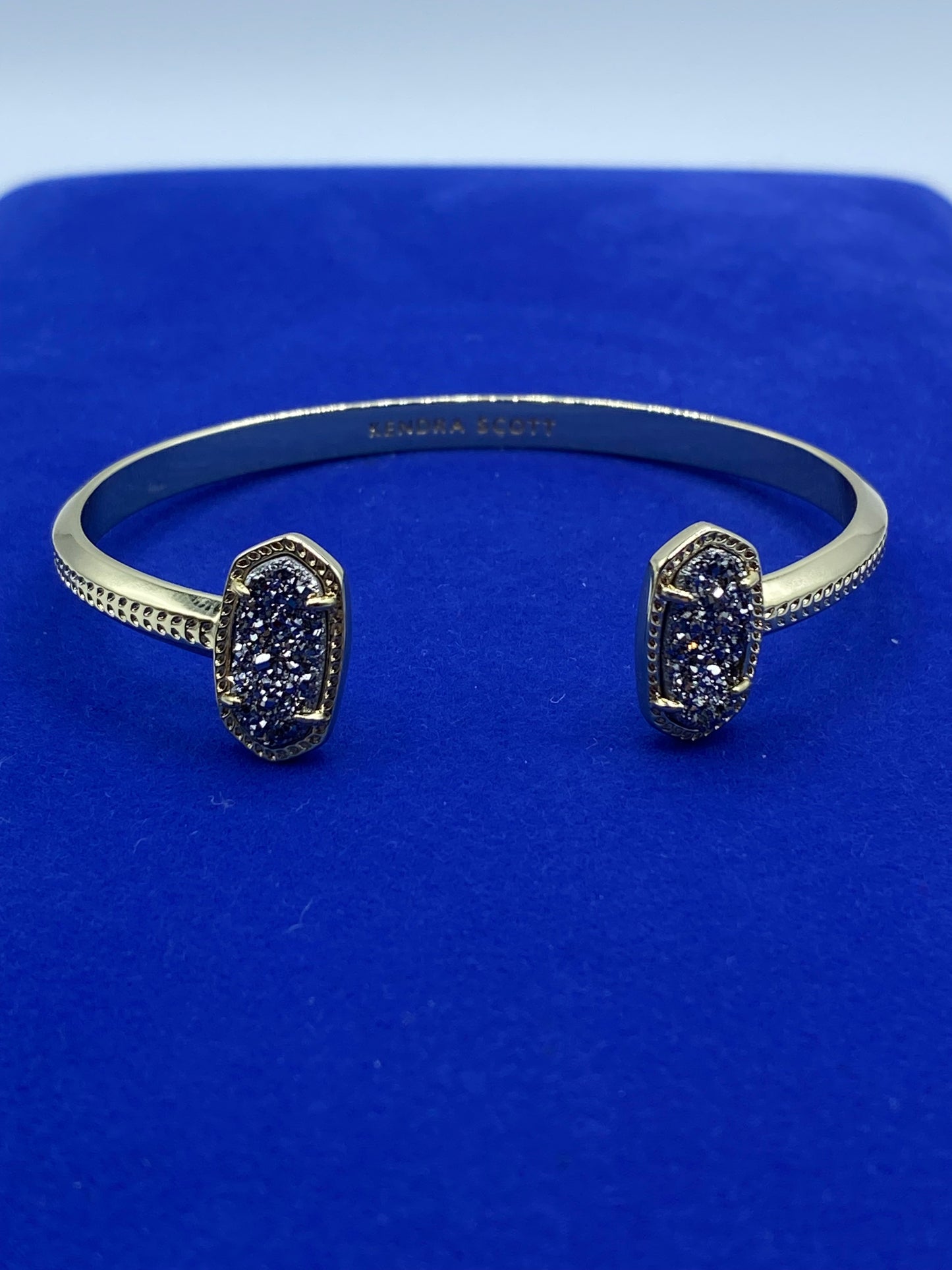 Kendra Scott Druzy Gold Tone Cuff Bracelet