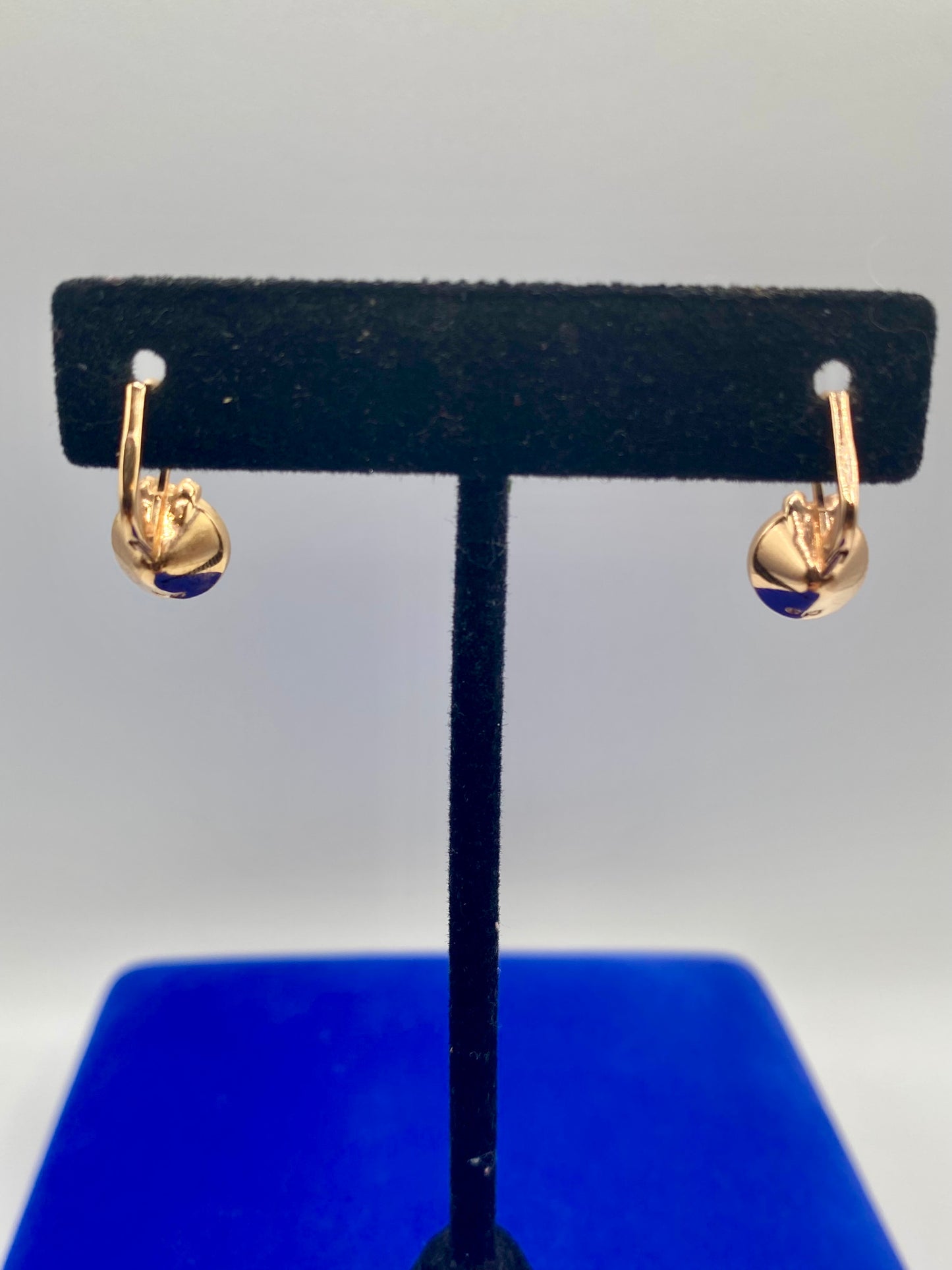 Swarovski Rose Gold Tone Bella V Drop Earrings