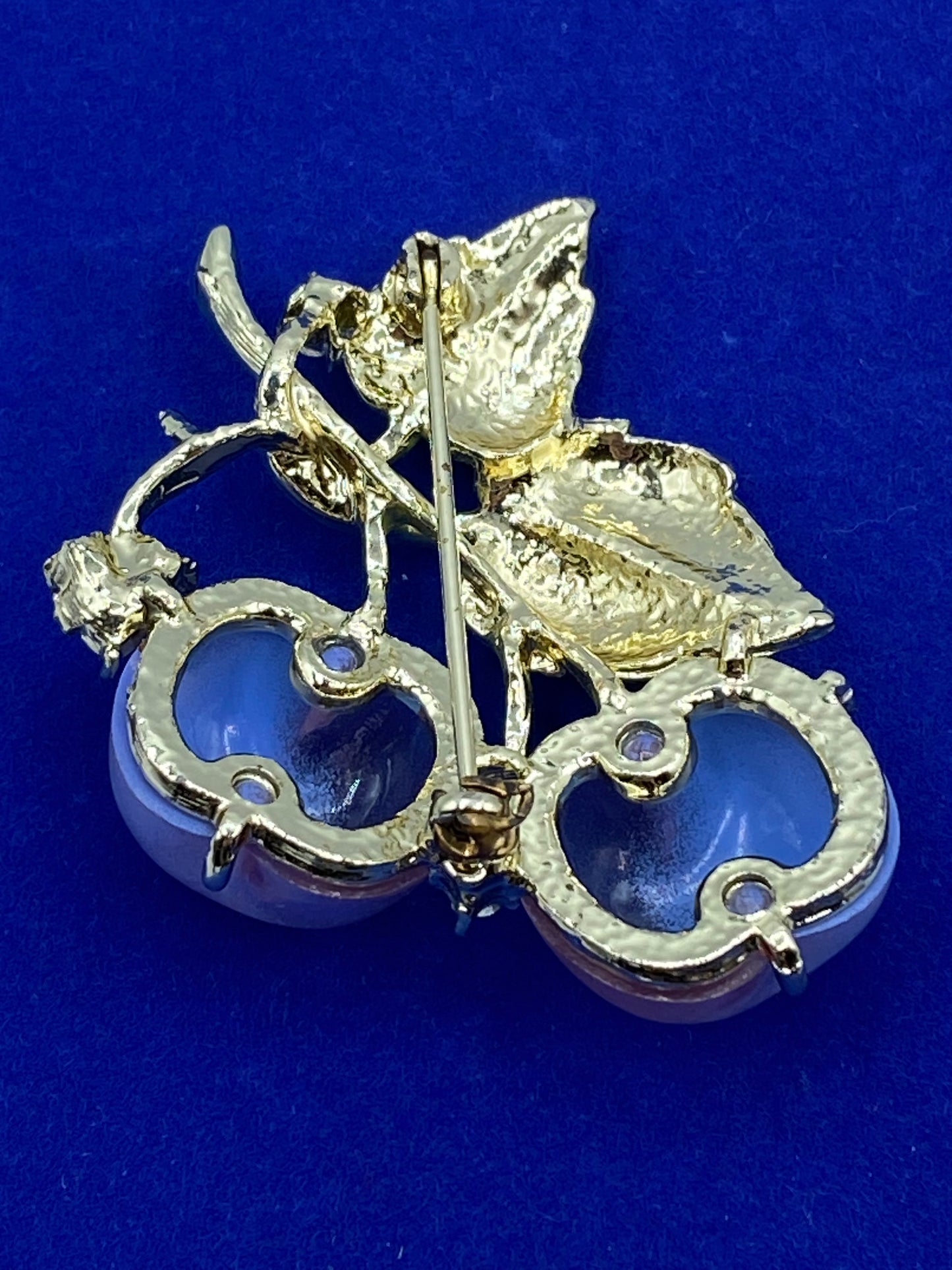 Vintage Lucite Cherry Brooch