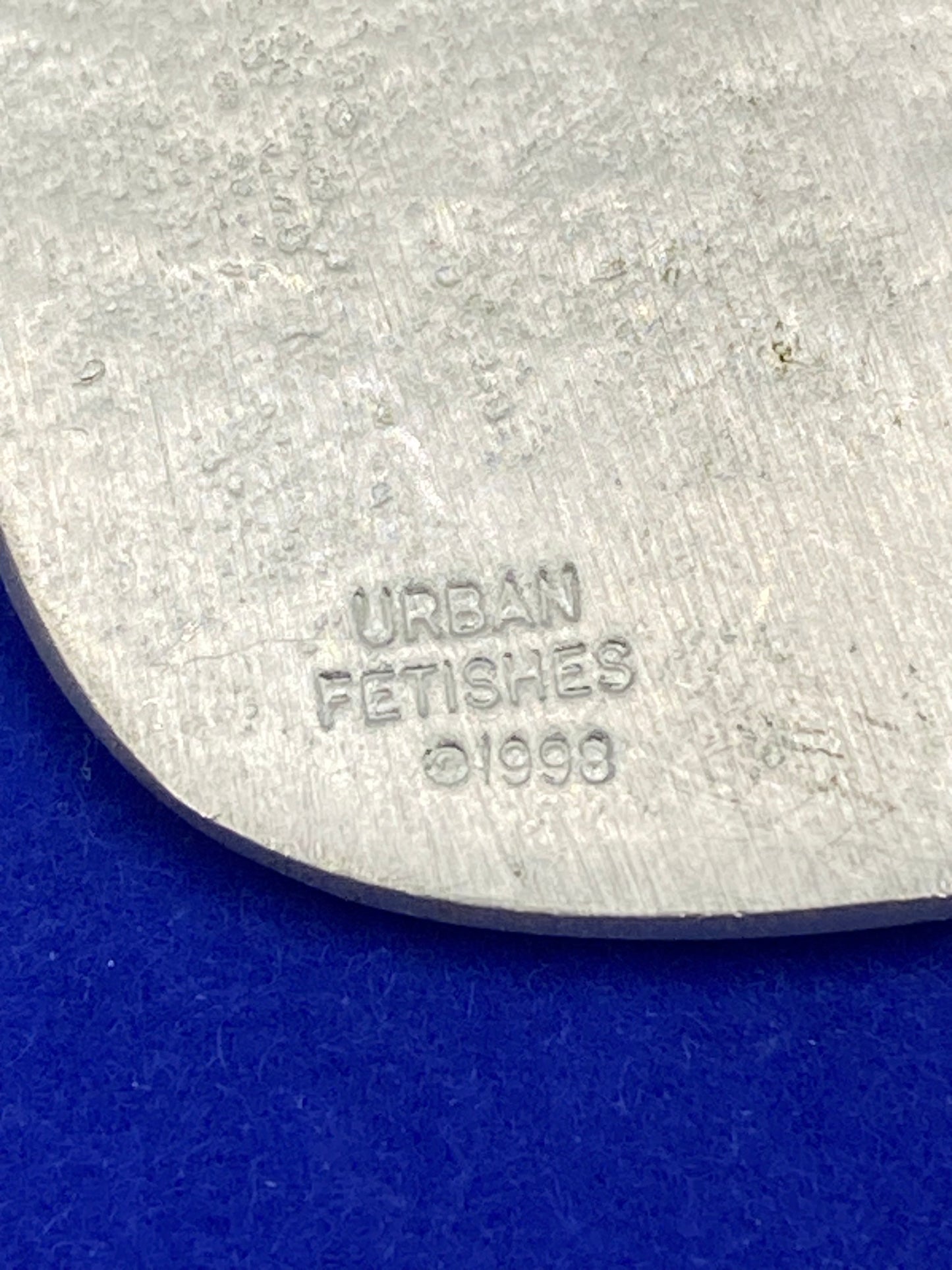 Urban Fetishes 1998 Pewter Floral Brooch