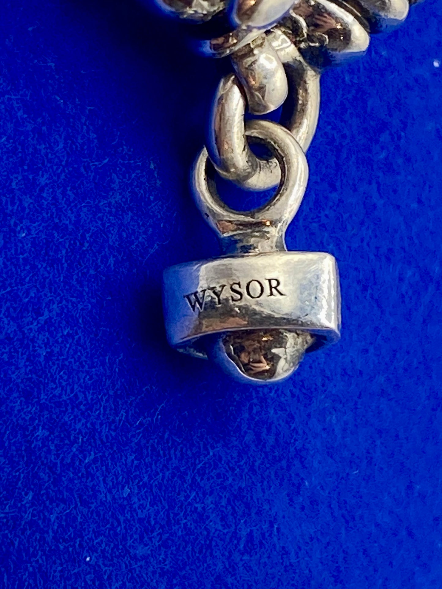 David Wysor Heavy Sterling Silver Link Bracelet