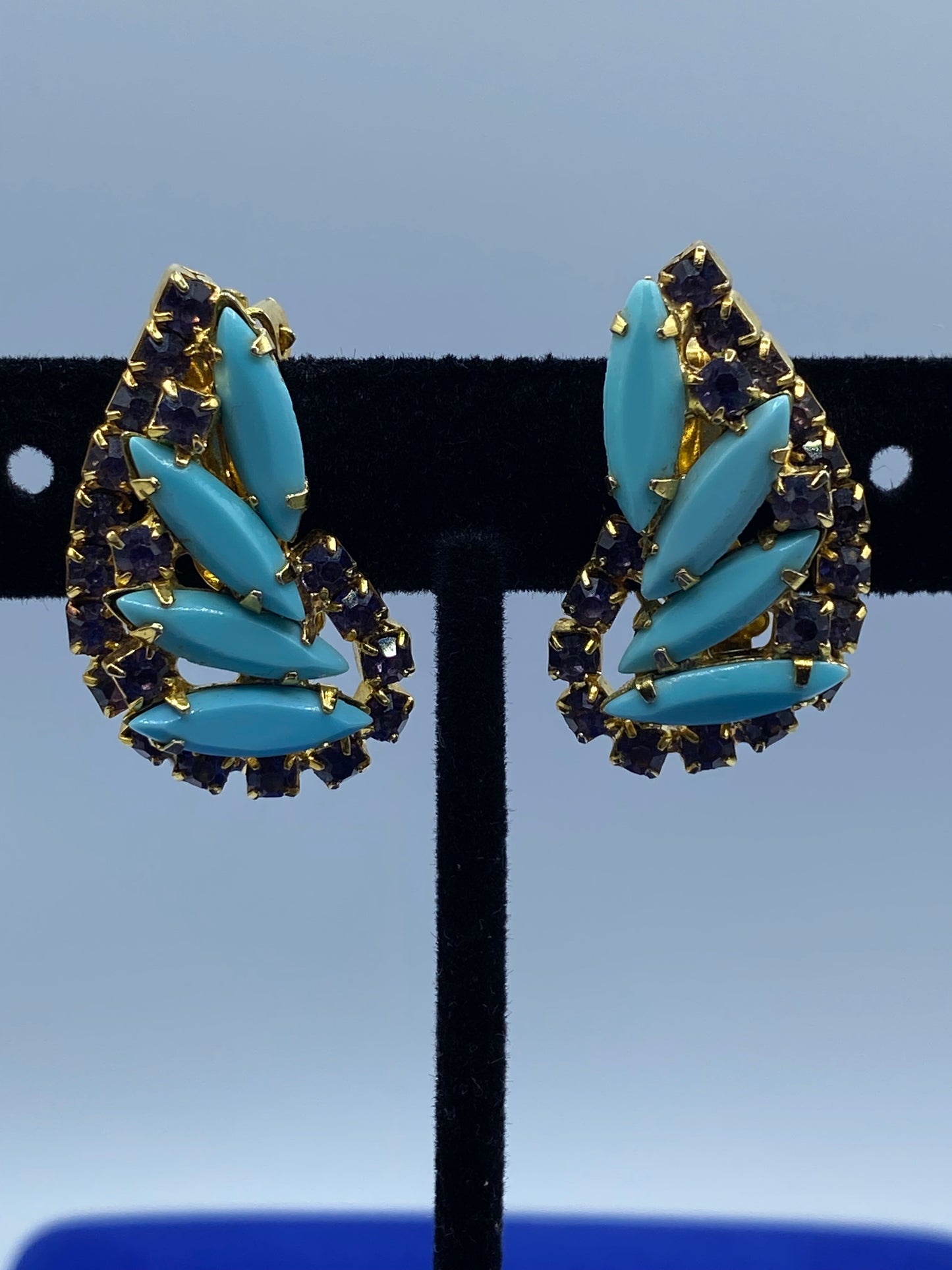 Vintage Rhinestone Clip Ons