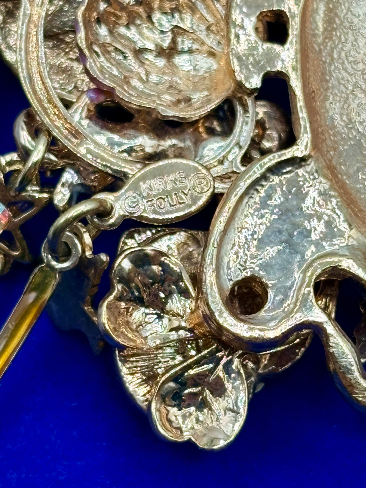 Kirks Folly Gold Tone Cinderella Coach “Late For The Ball” Brooch