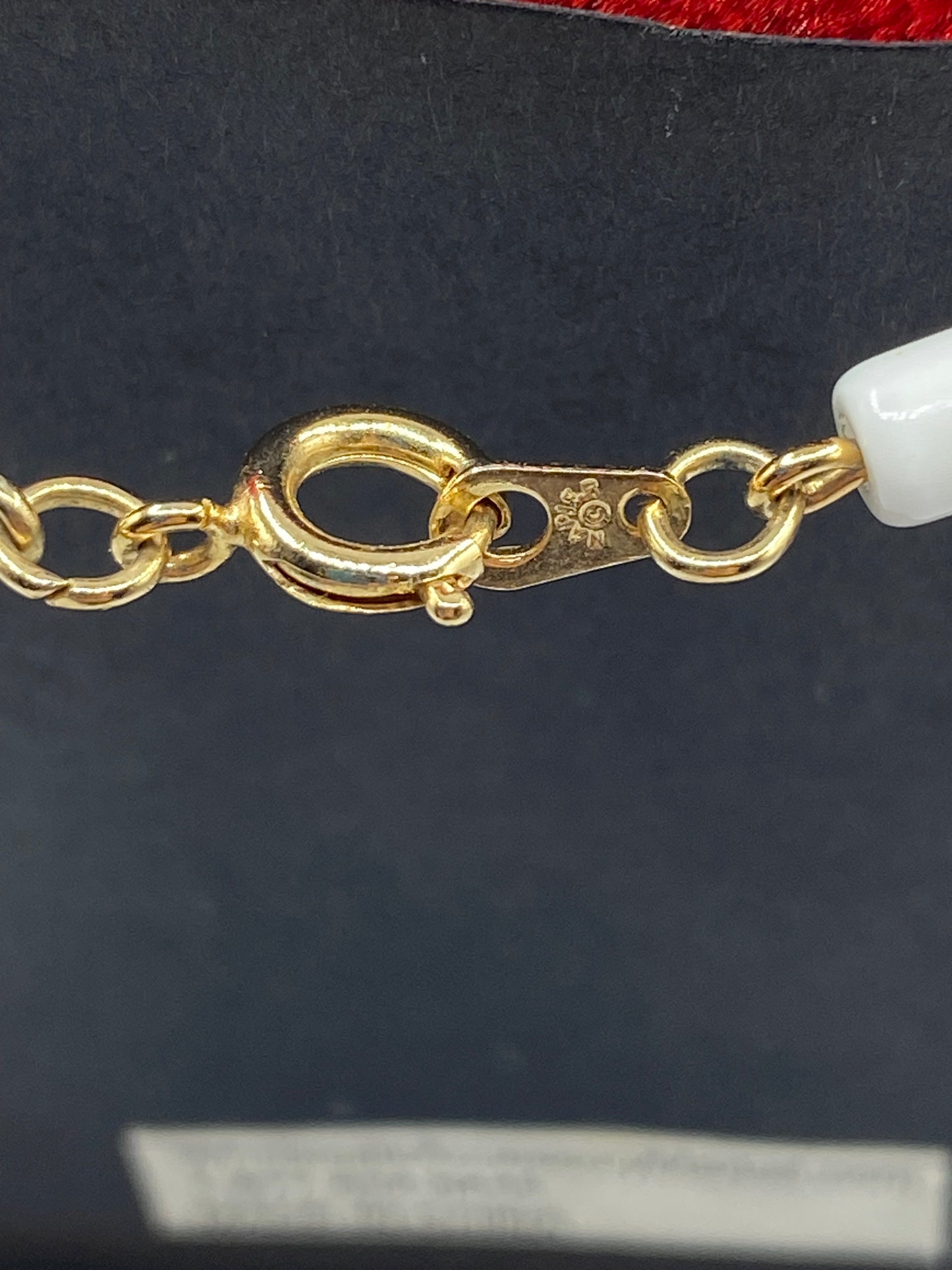 Napier Gold Tone & Enamel Necklace