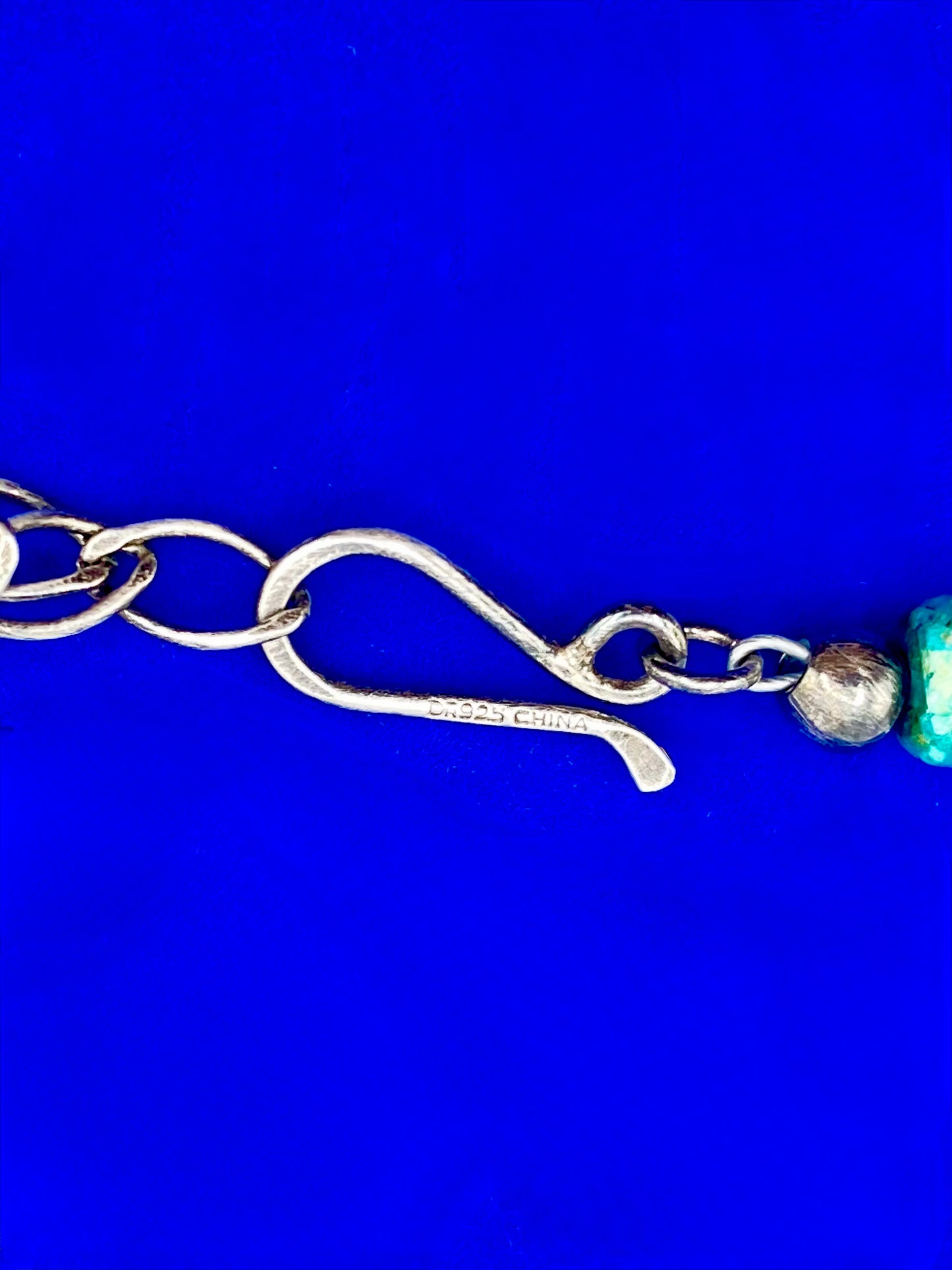 Sterling Silver Jay King DTR Turquoise & Lapis Lazuli Necklace