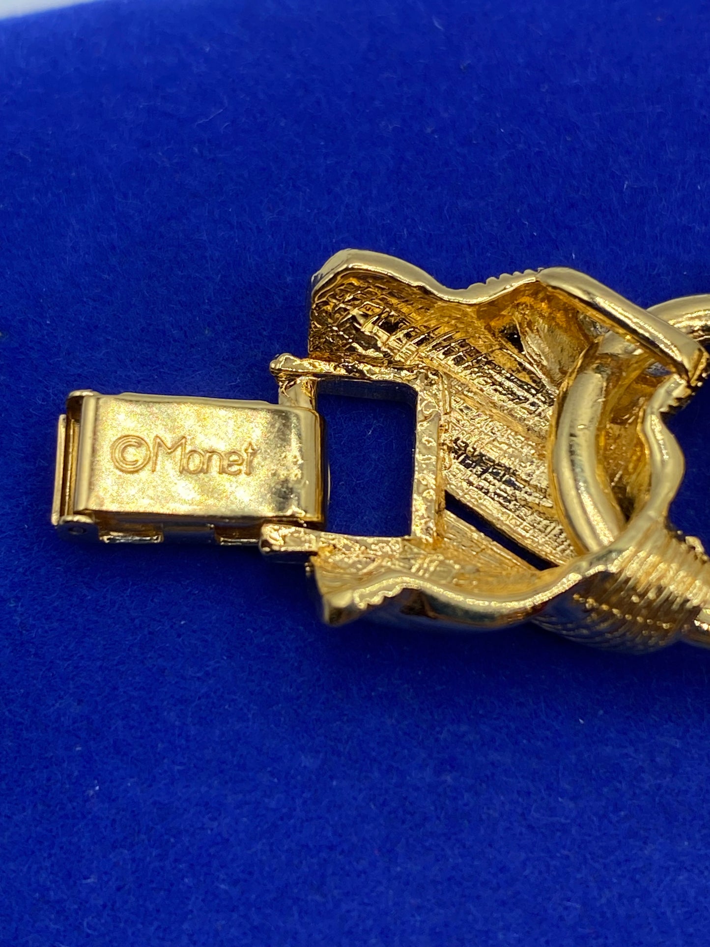 Monet Gold Tone Link Bracelet