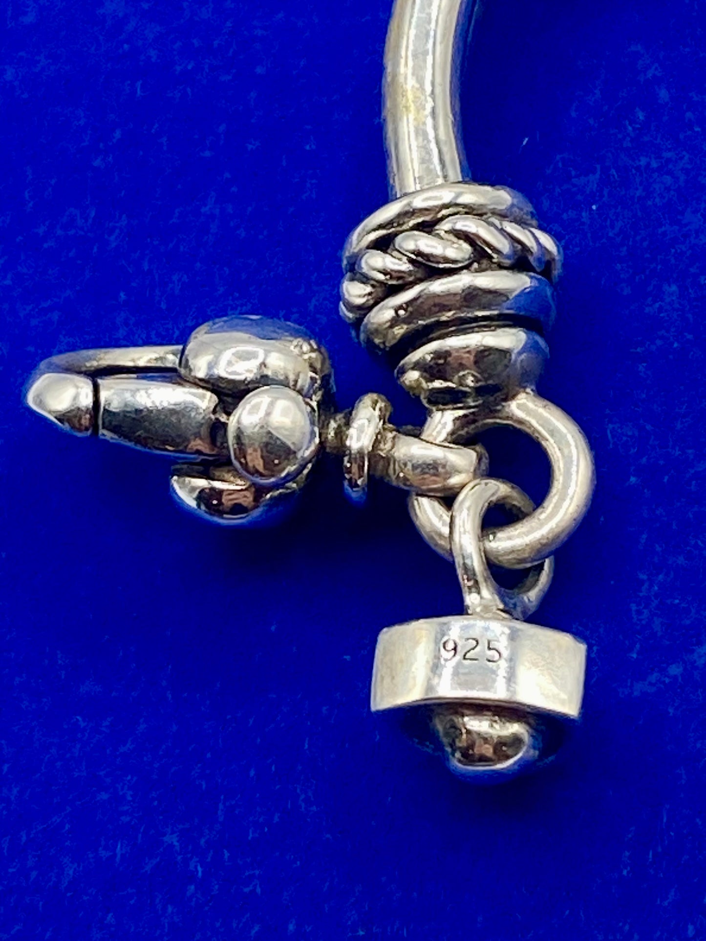 David Wysor Heavy Sterling Silver Link Bracelet