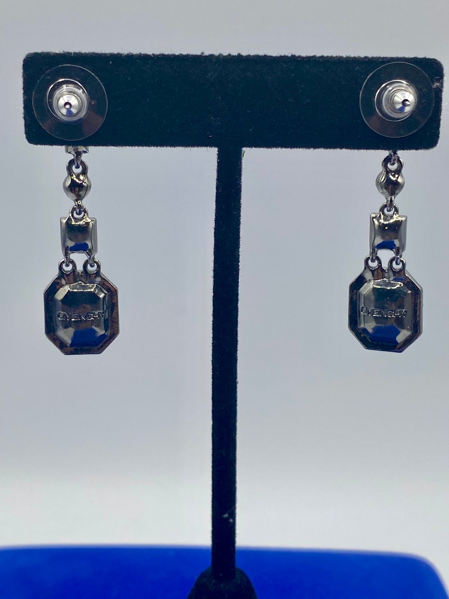 Givenchy Rhinestone Dangle Earrings