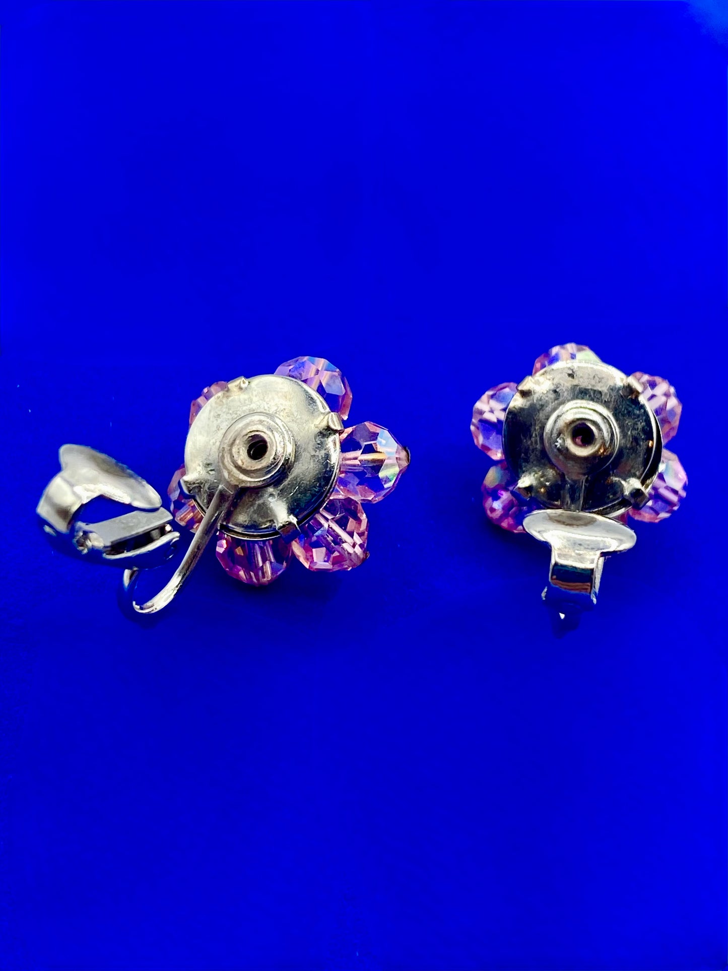 Vintage Pink AB Crystal Jewelry Set