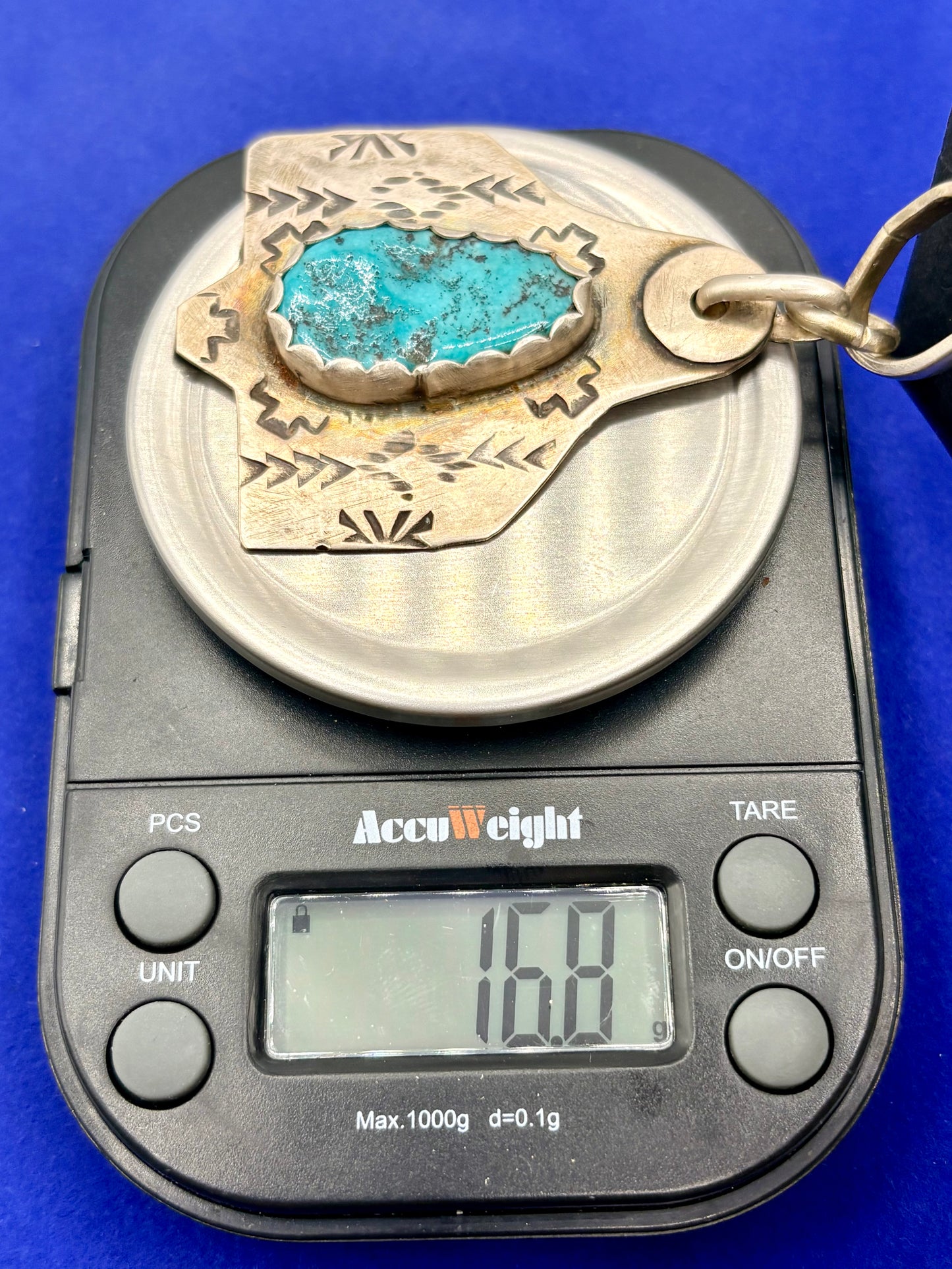 Sterling Silver Southwestern Turquoise NWT Pendant
