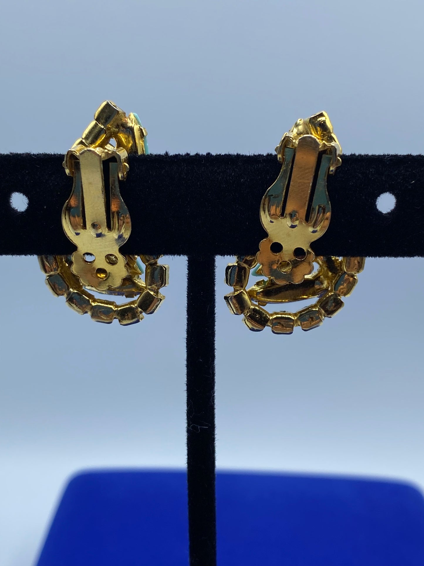 Vintage Rhinestone Clip Ons