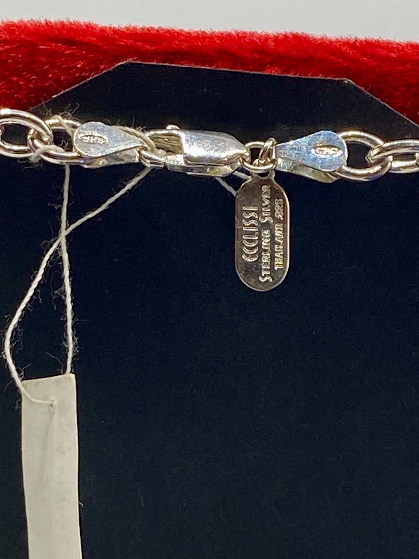 Sterling Silver NWT Ecclissi Heart Charm Necklace