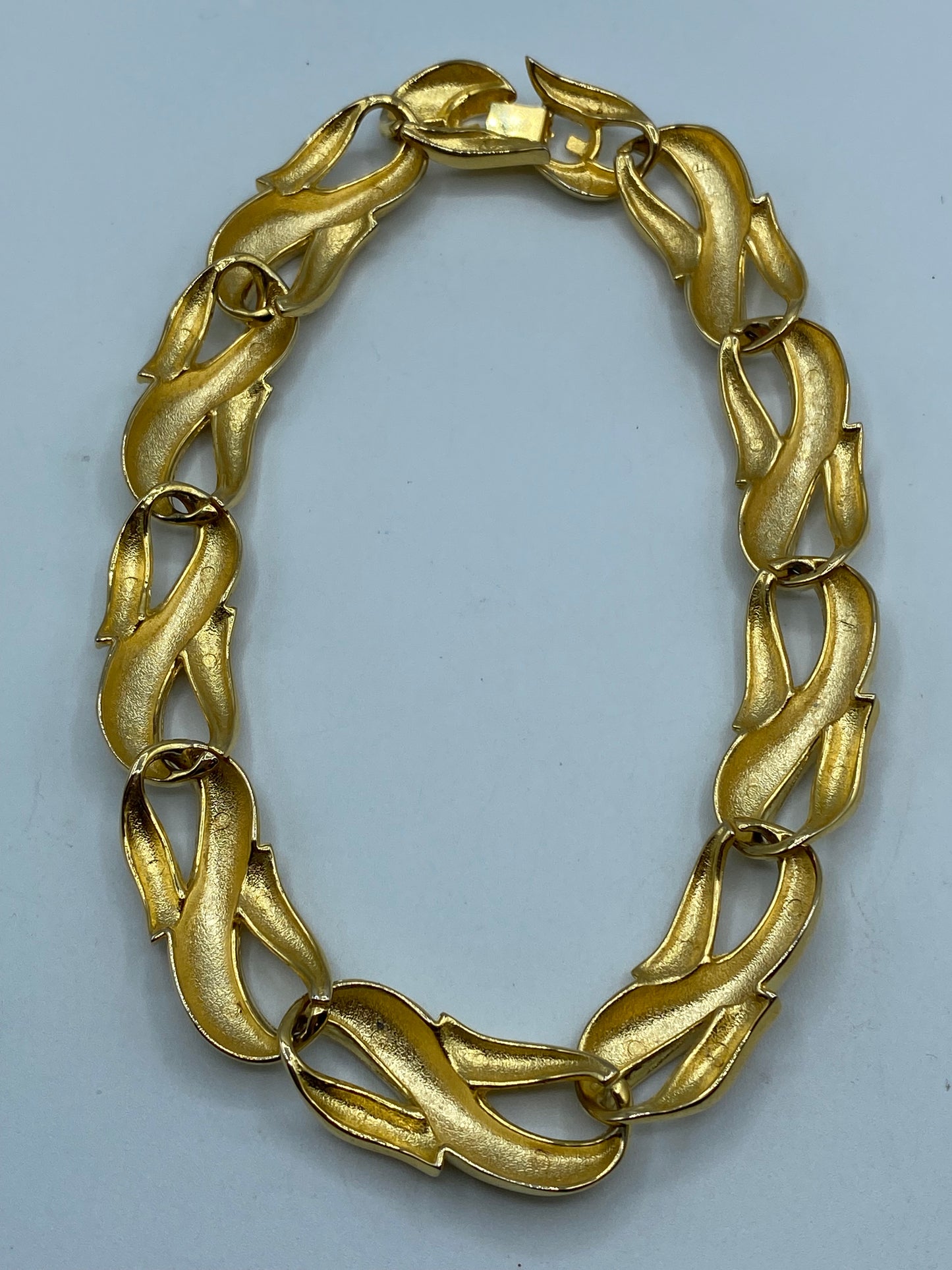 Vintage Gold Tone Statement Necklace