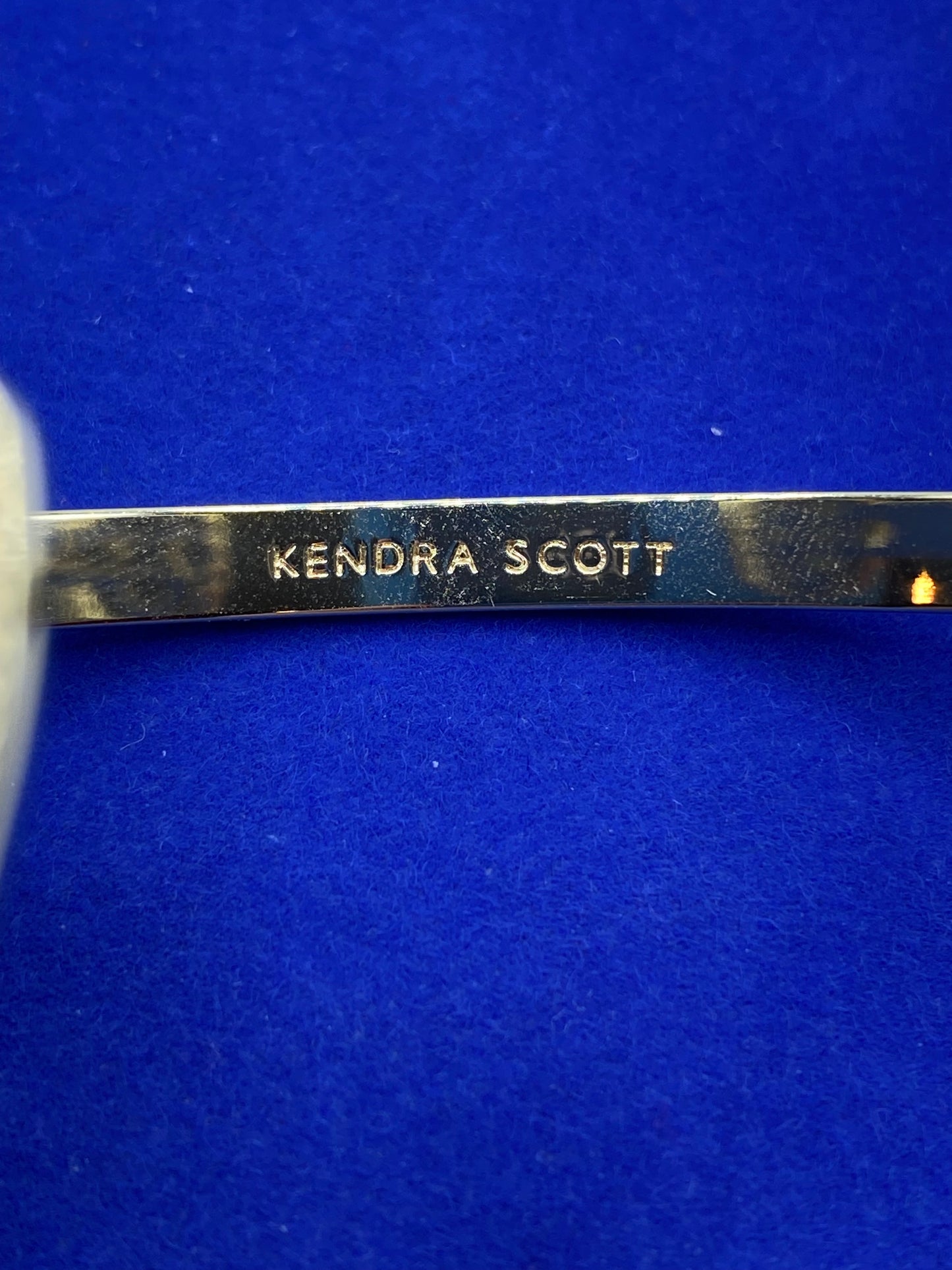 Kendra Scott Druzy Gold Tone Cuff Bracelet