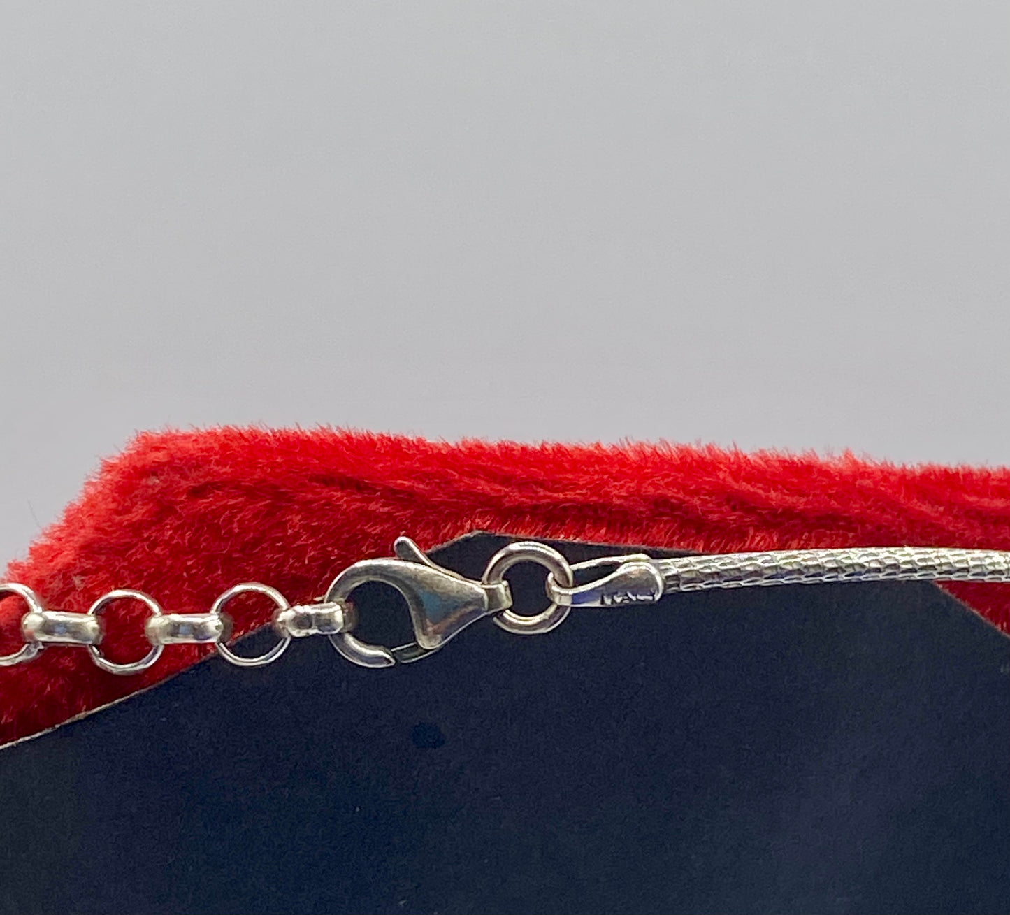 Sterling Silver Bali Style Slide Bead Necklace