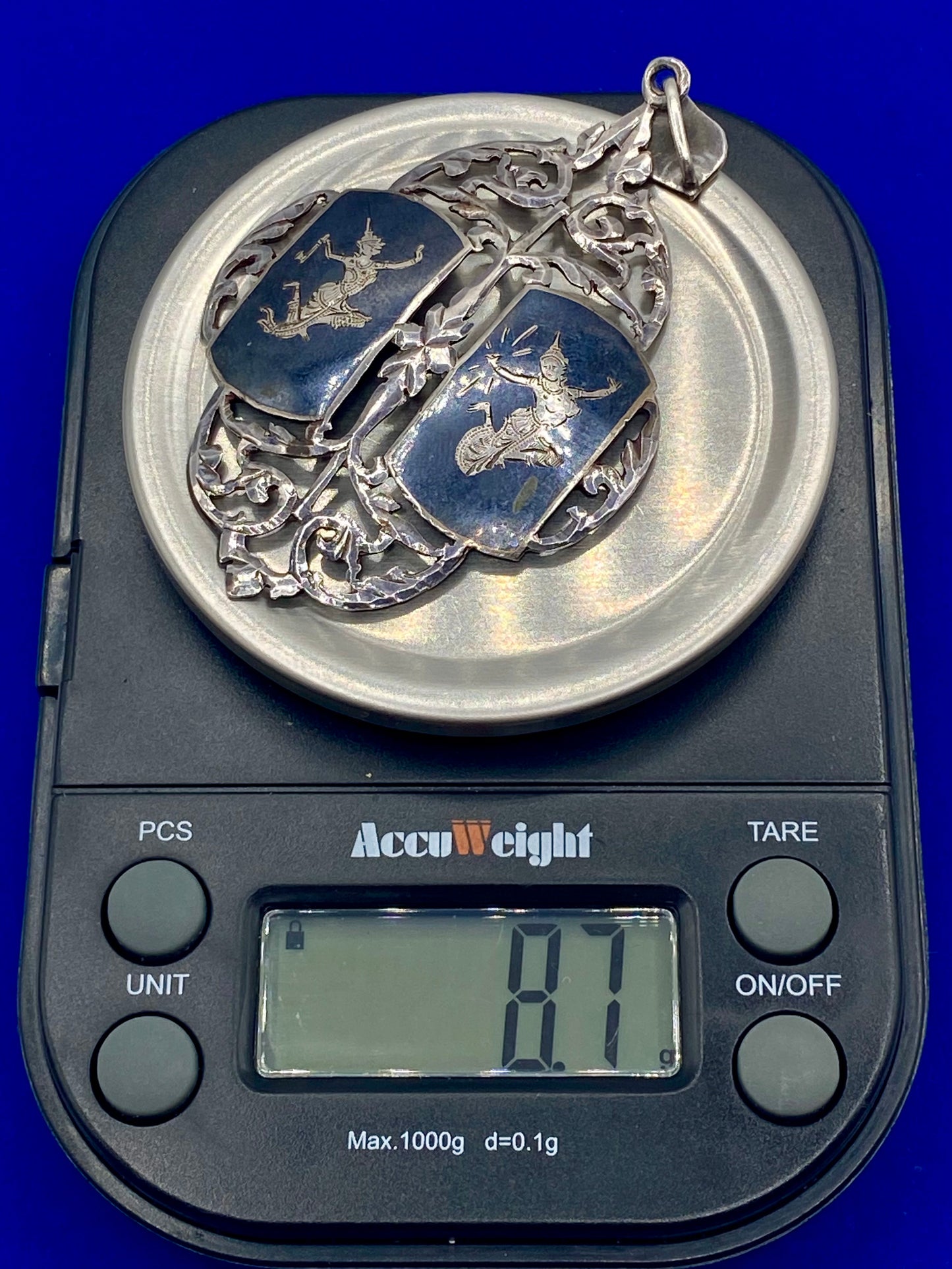 Vintage Siam Sterling Silver Pendant