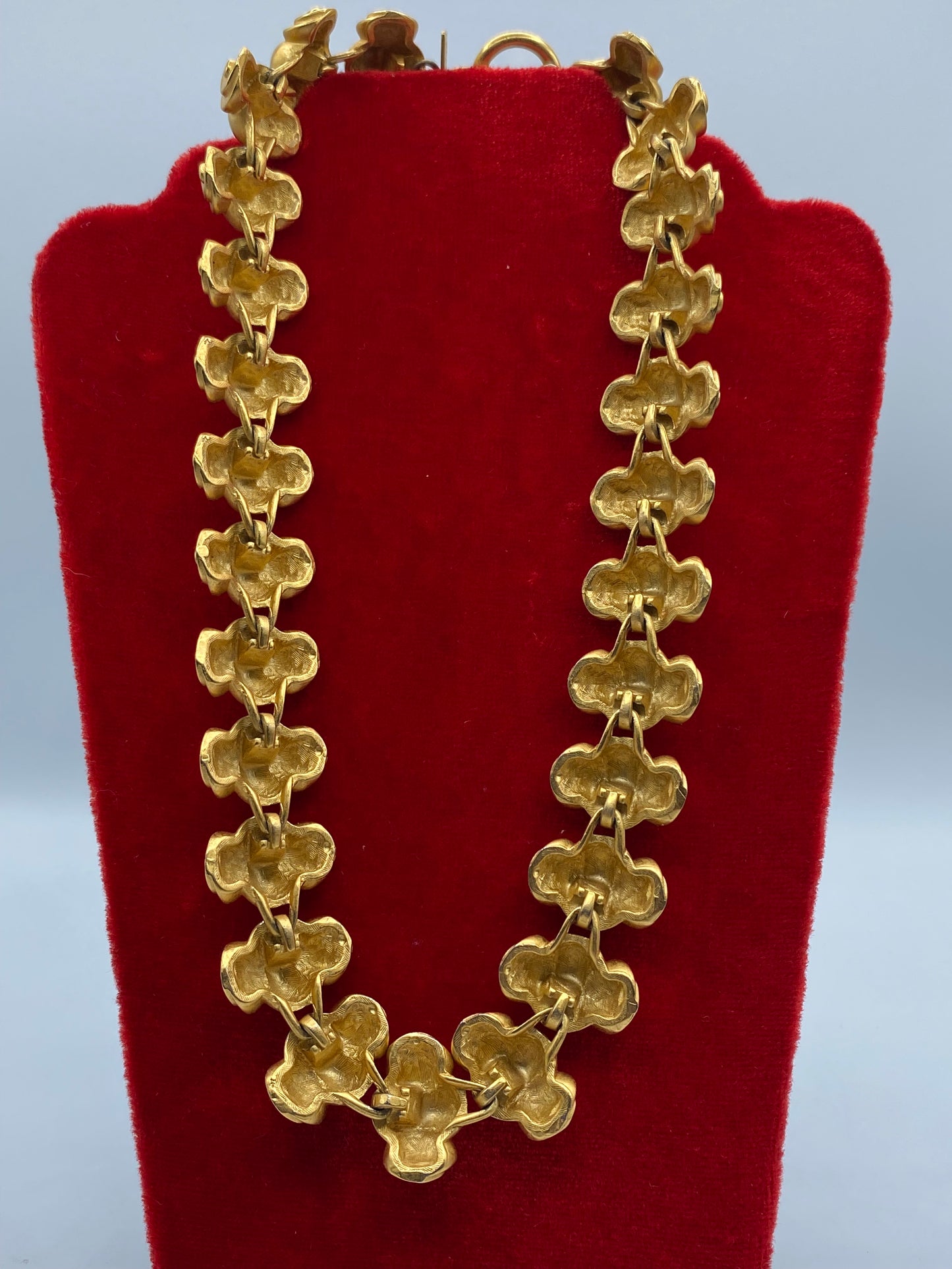 Vintage Anne Klein Spiral Necklace