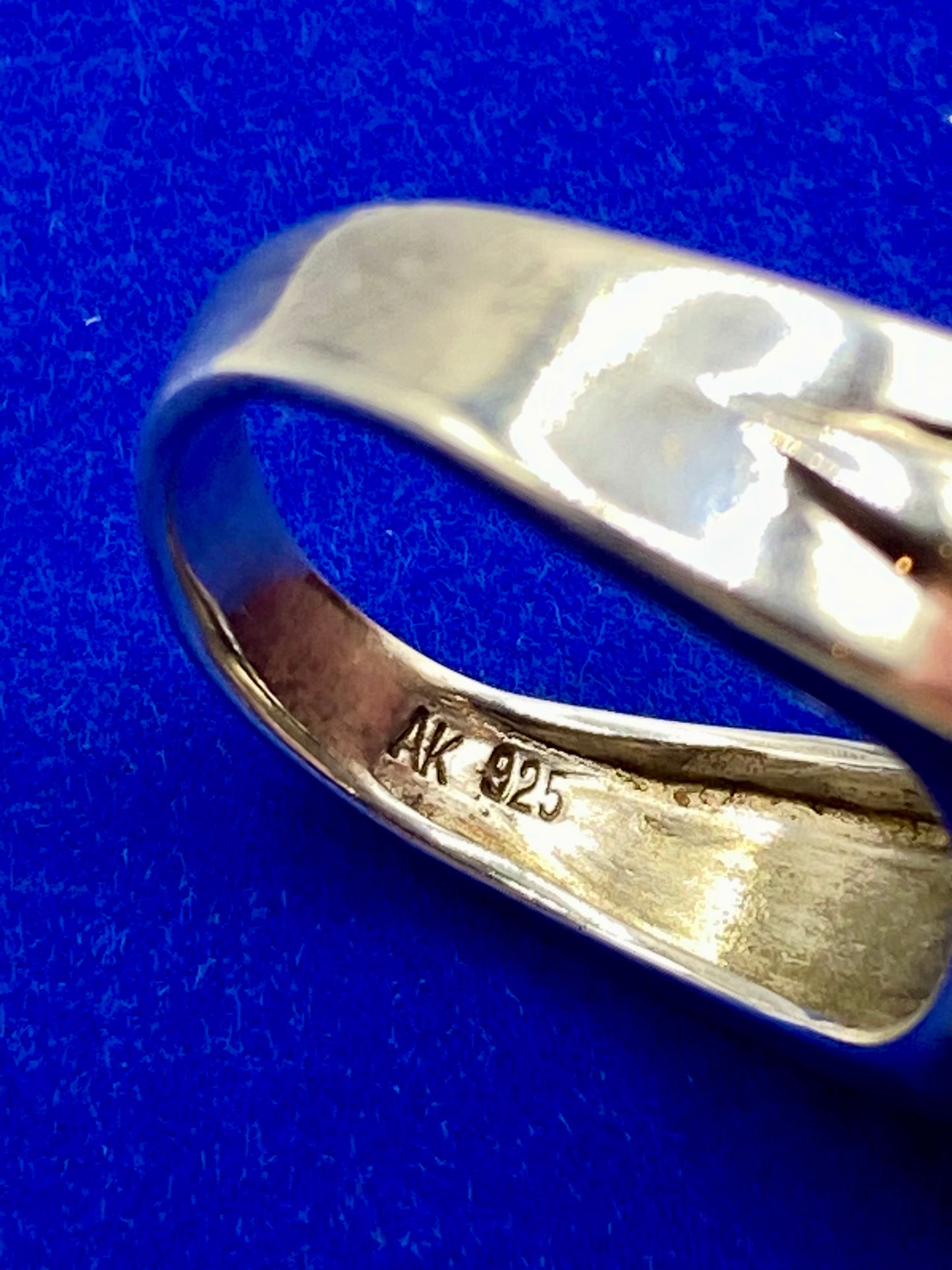 Sterling Silver AK Opal Ring