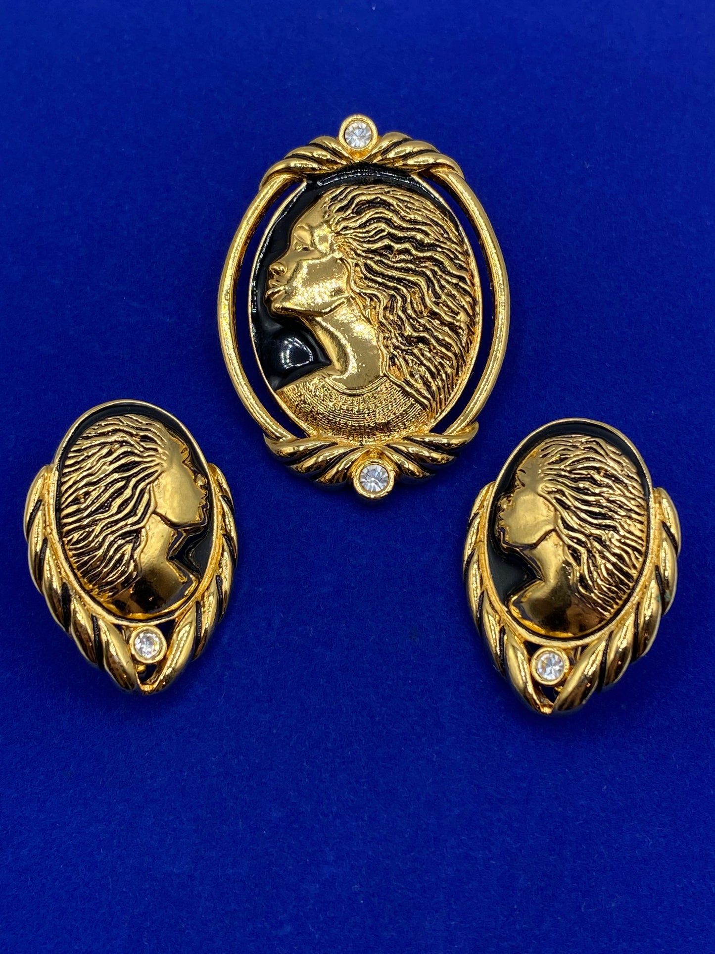 Coreen Simpson For Avon Brooch & Earring Set