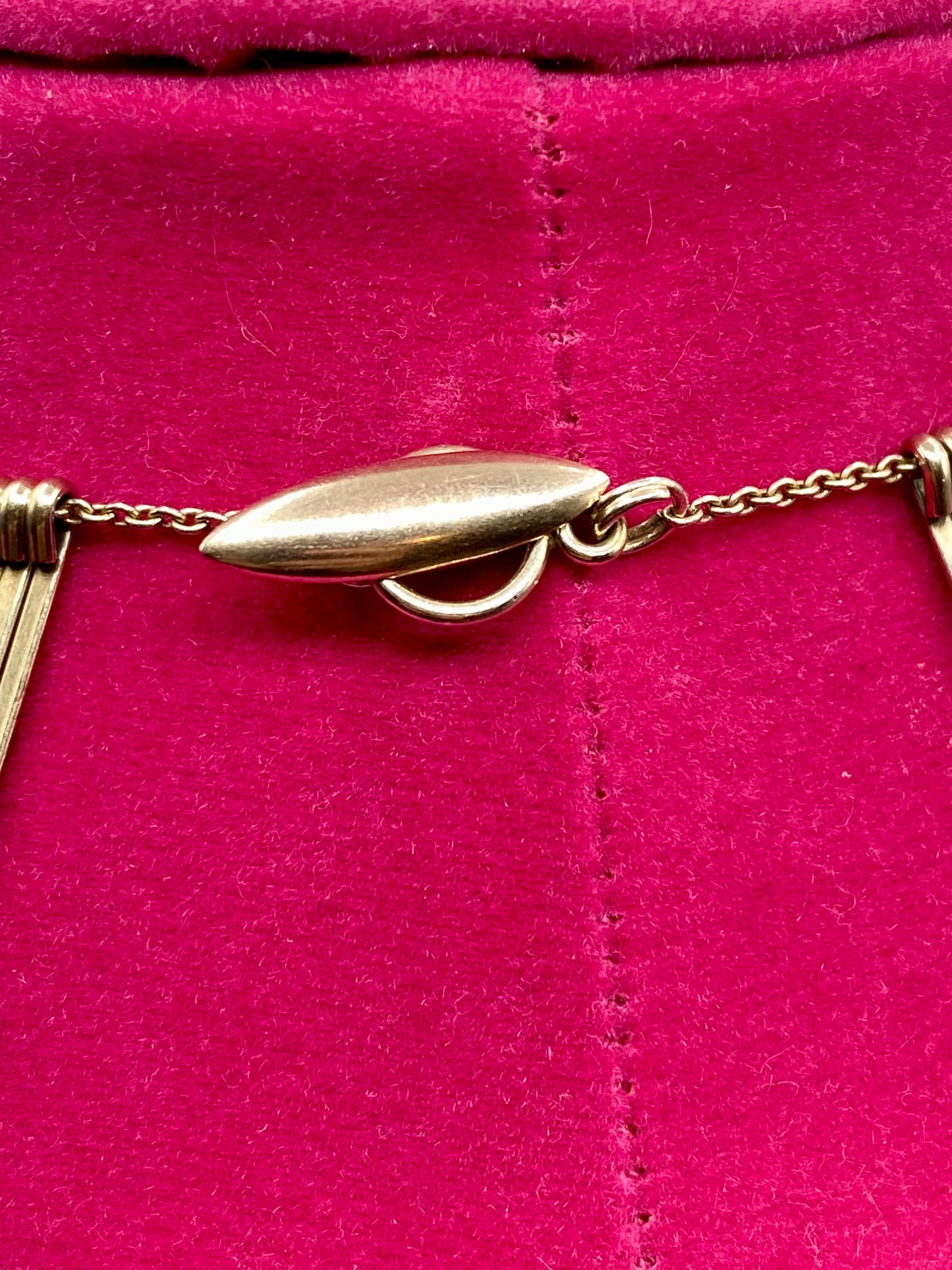 Eigil Jensen For Anton Michelsen 1960 Denmark Fringe Necklace 925 Sterling Silver