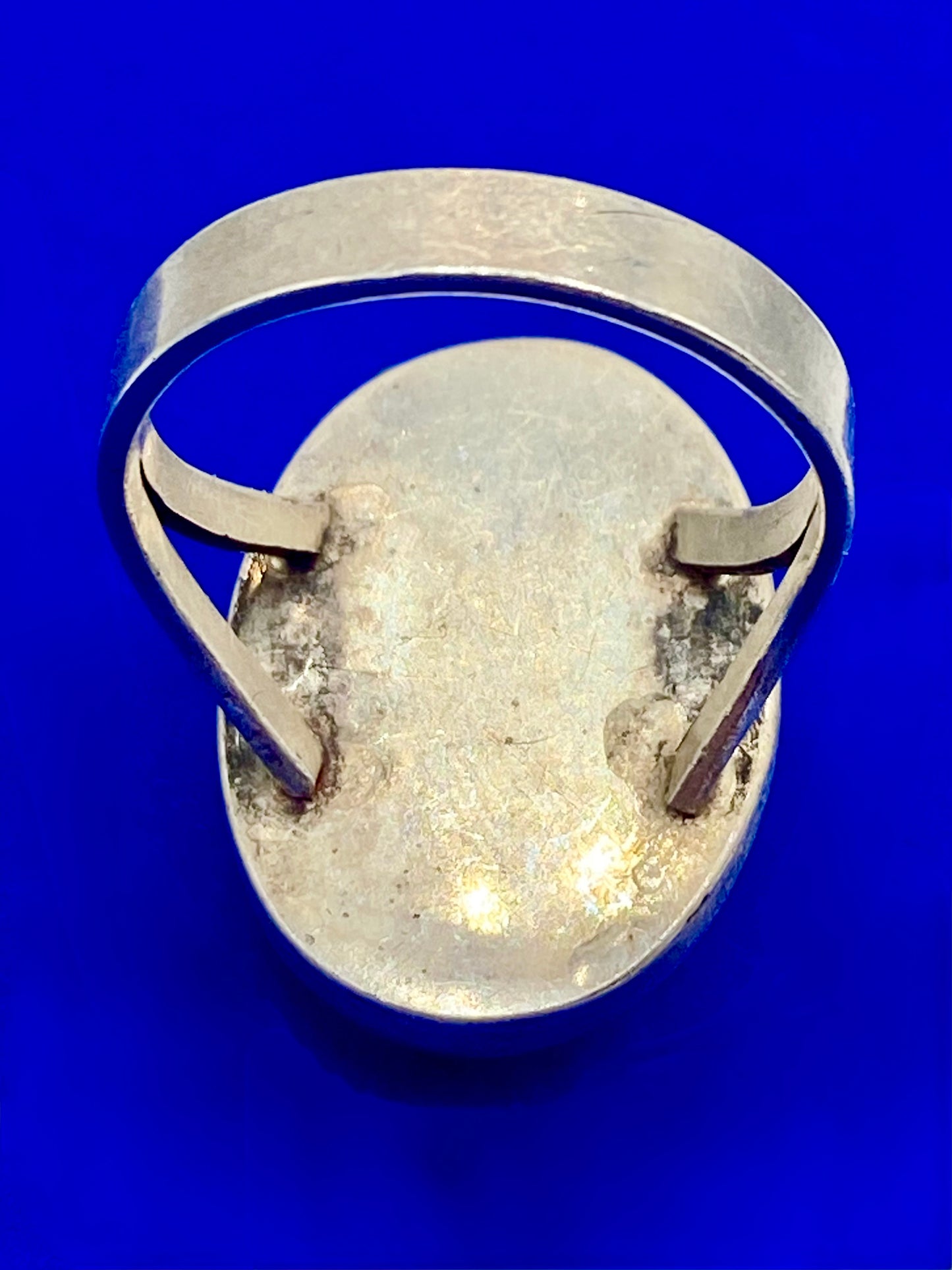 Sterling Silver Black Onyx Carved Face Ring